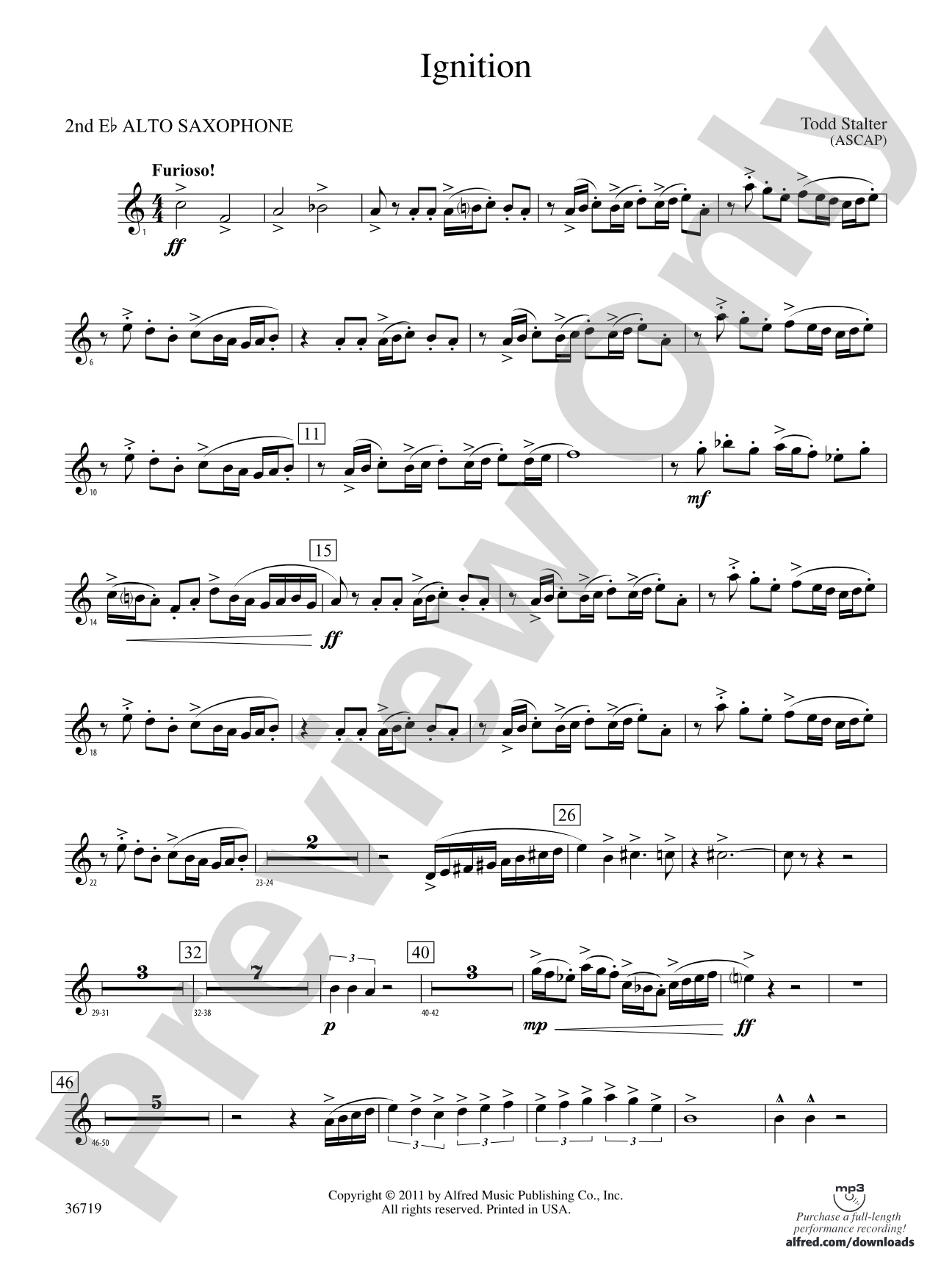 Ignition: 2nd E-flat Alto Saxophone