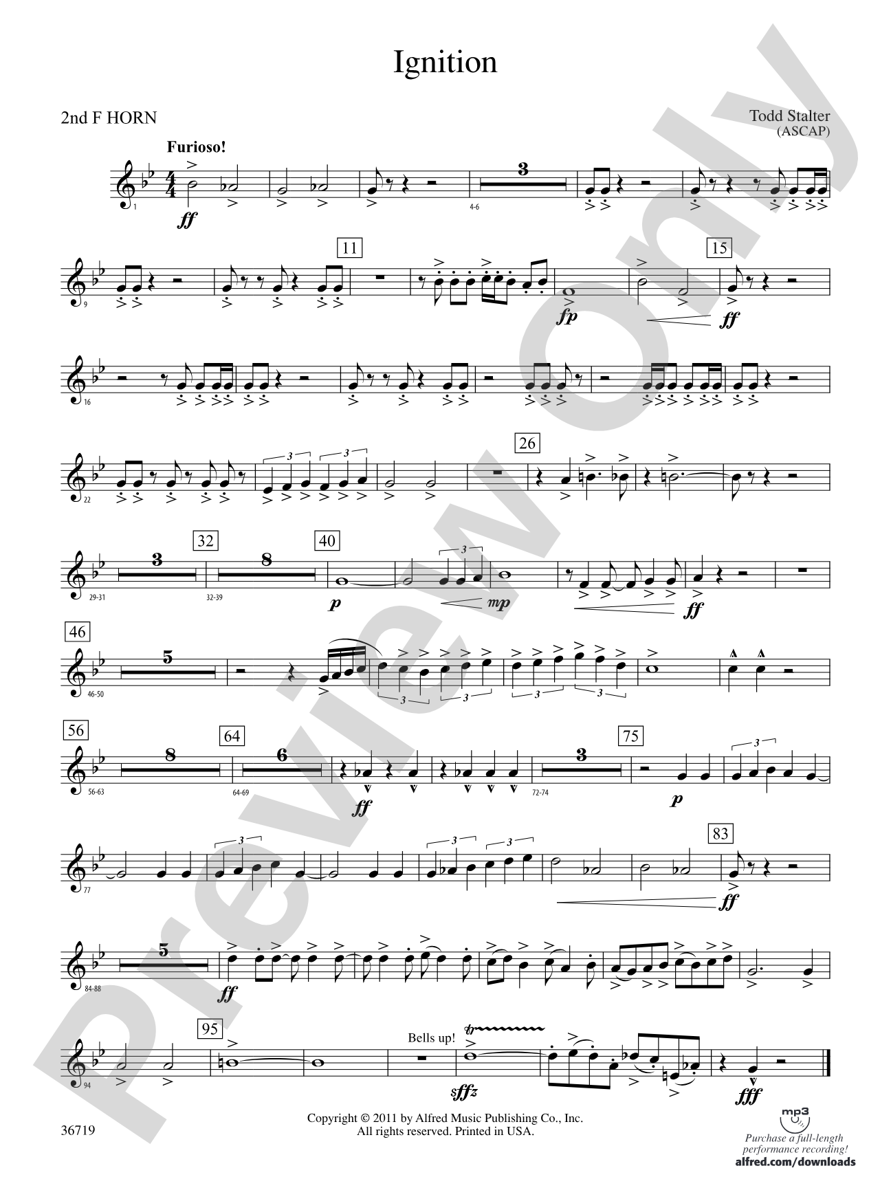 Ignition: 2nd F Horn
