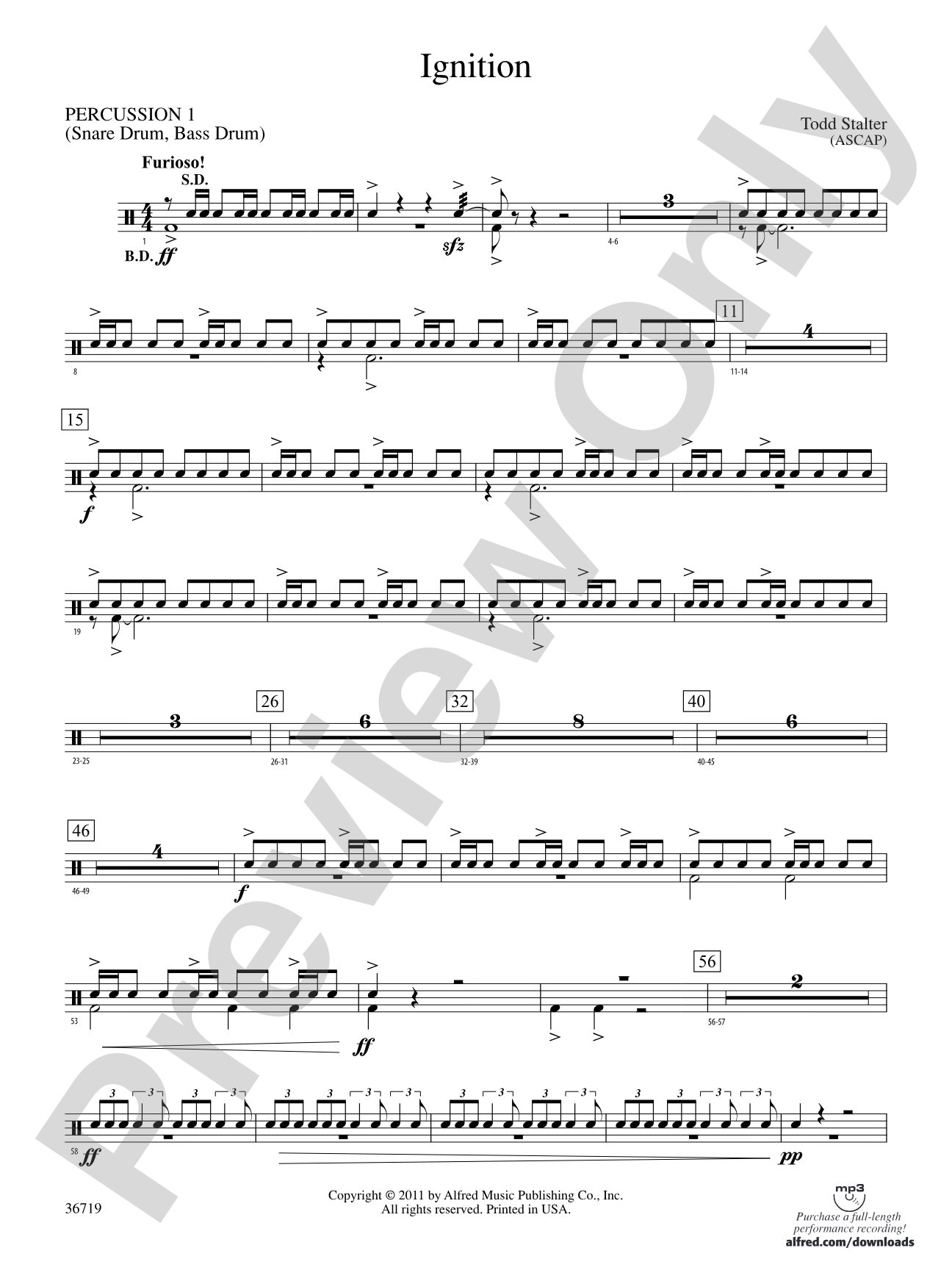 Ignition: 1st Percussion