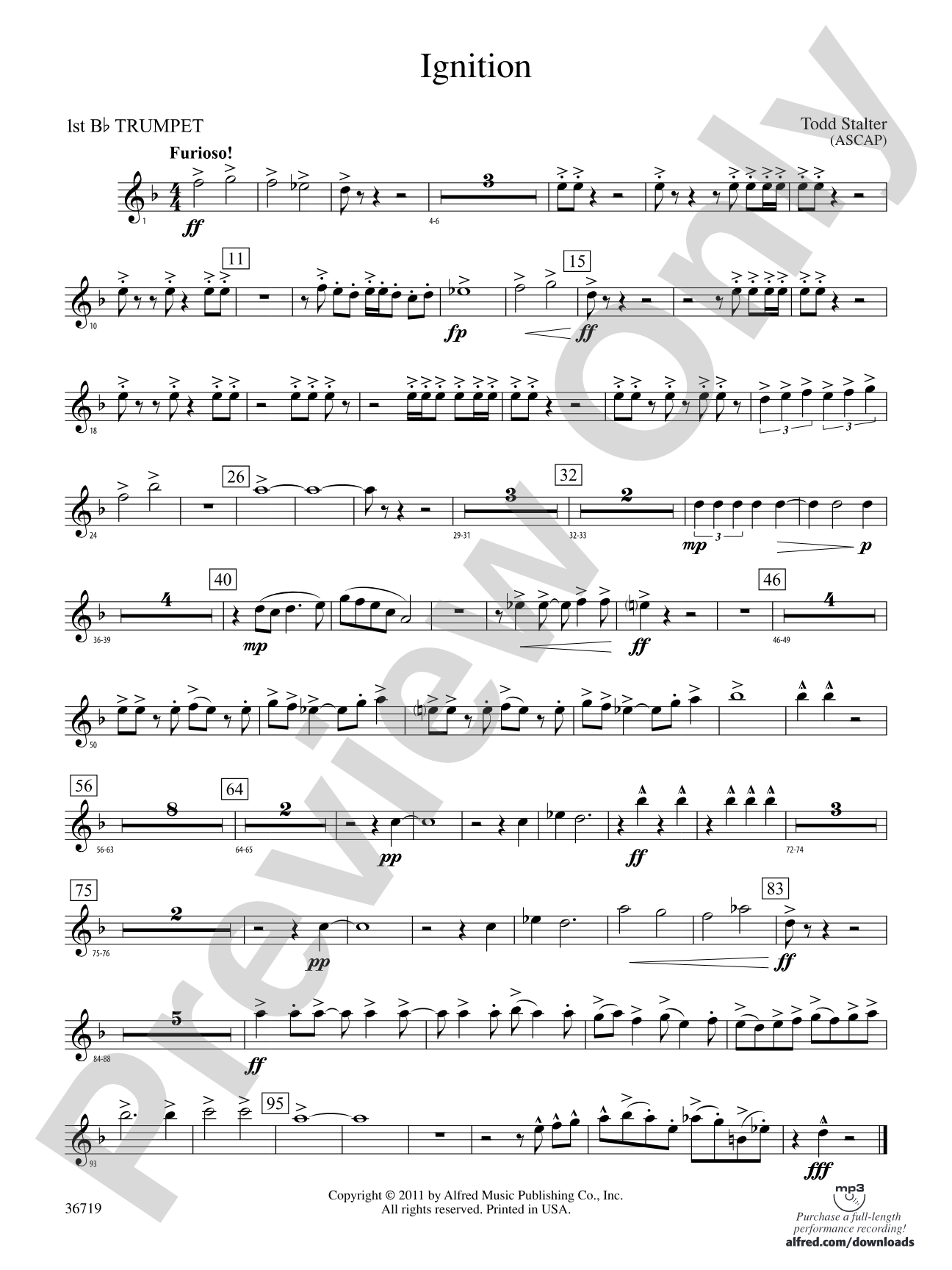 Ignition: 1st B-flat Trumpet