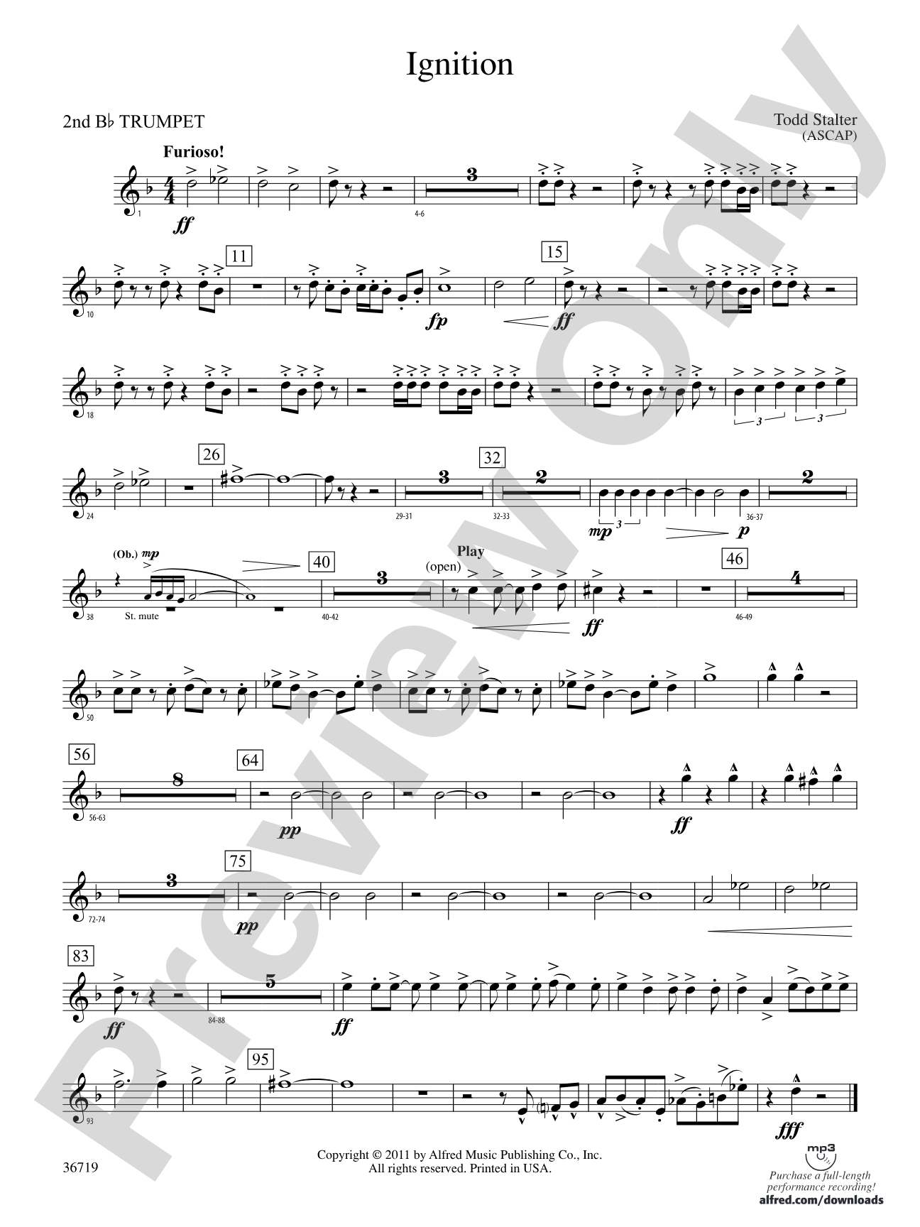 Ignition: 2nd B-flat Trumpet