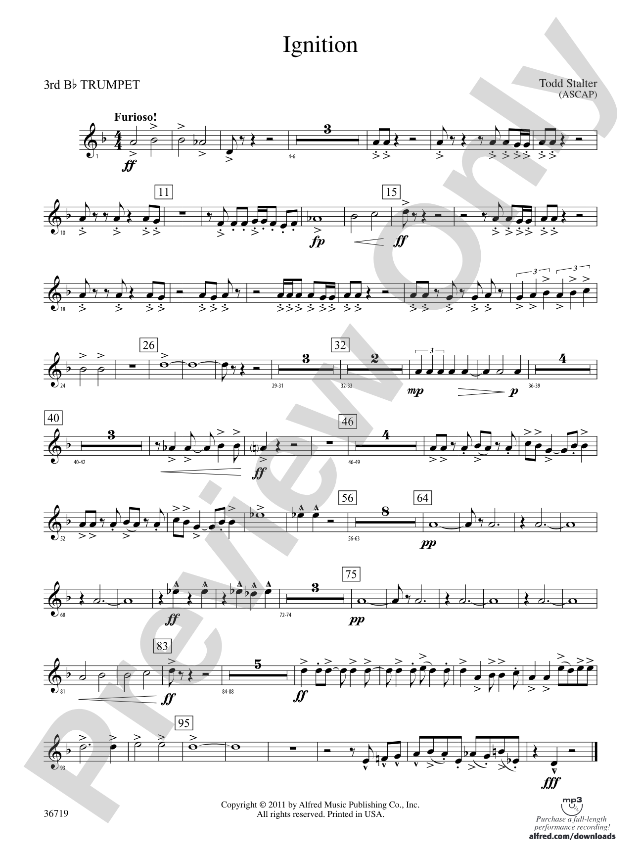 Ignition: 3rd B-flat Trumpet