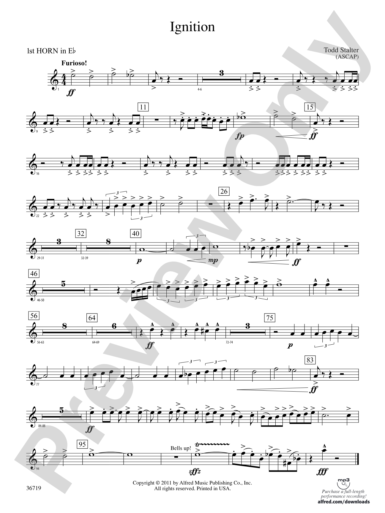 Ignition: (wp) 1st Horn in E-flat