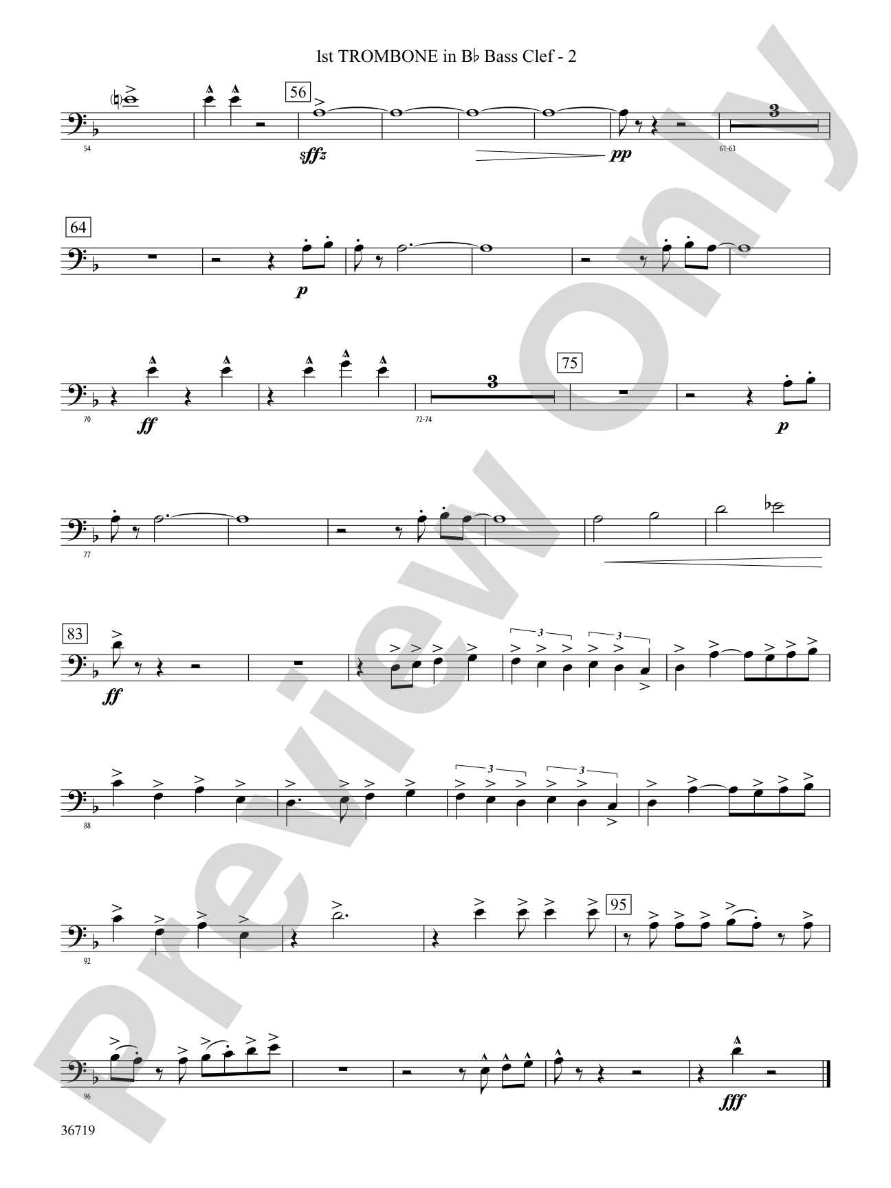 Ignition: (wp) 1st B-flat Trombone B.C.