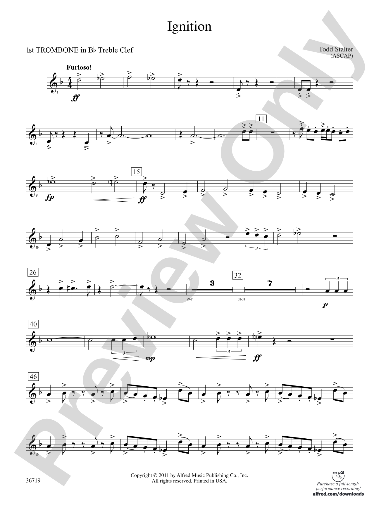 Ignition: (wp) 1st B-flat Trombone T.C.