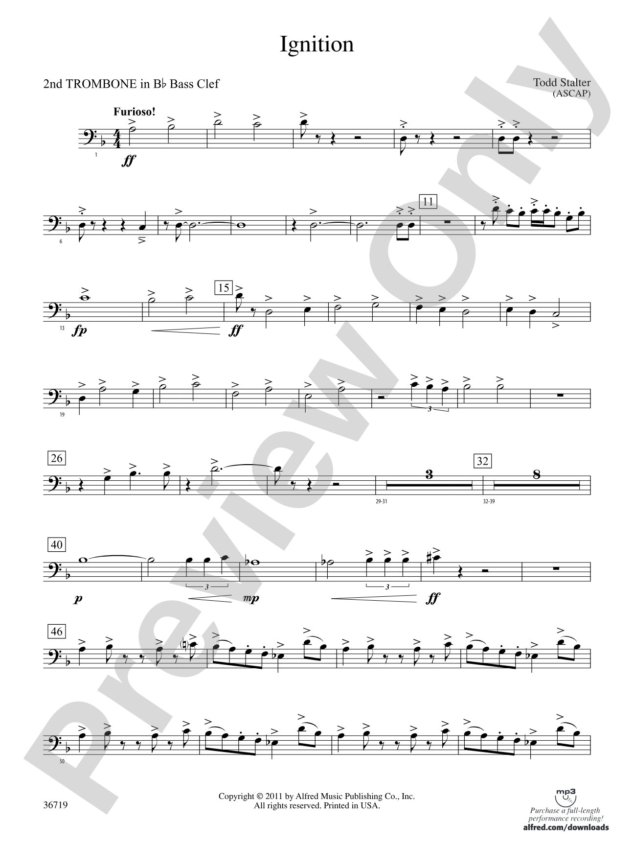 Ignition: (wp) 2nd B-flat Trombone B.C.