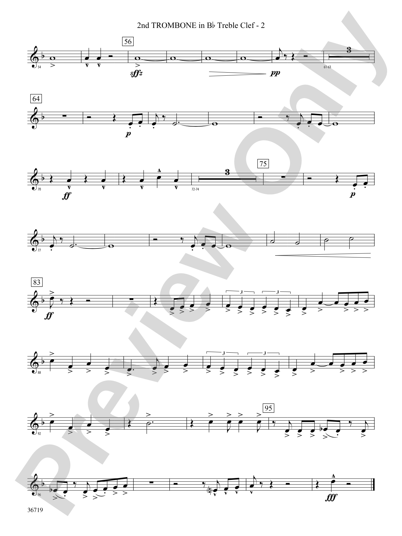 Ignition: (wp) 2nd B-flat Trombone T.C.