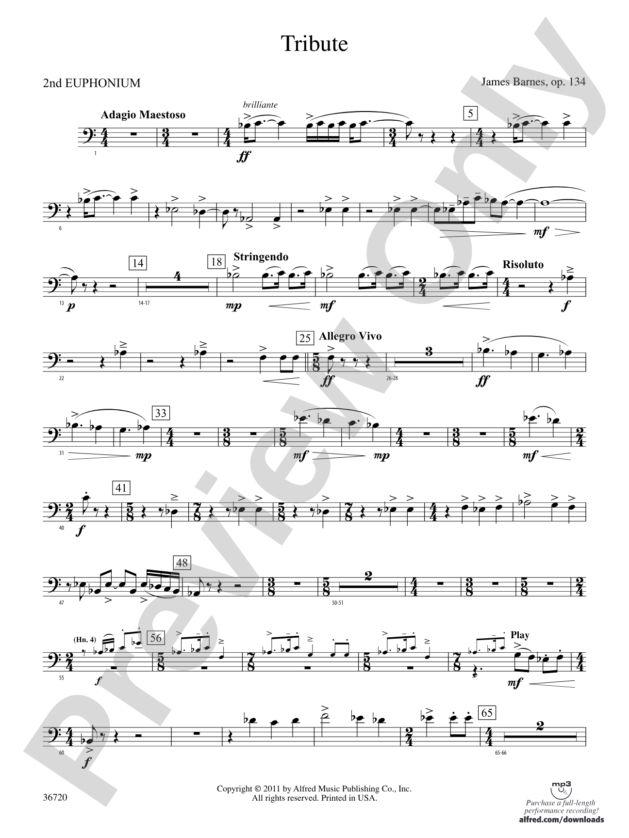 Tribute: 2nd Baritone B.C.
