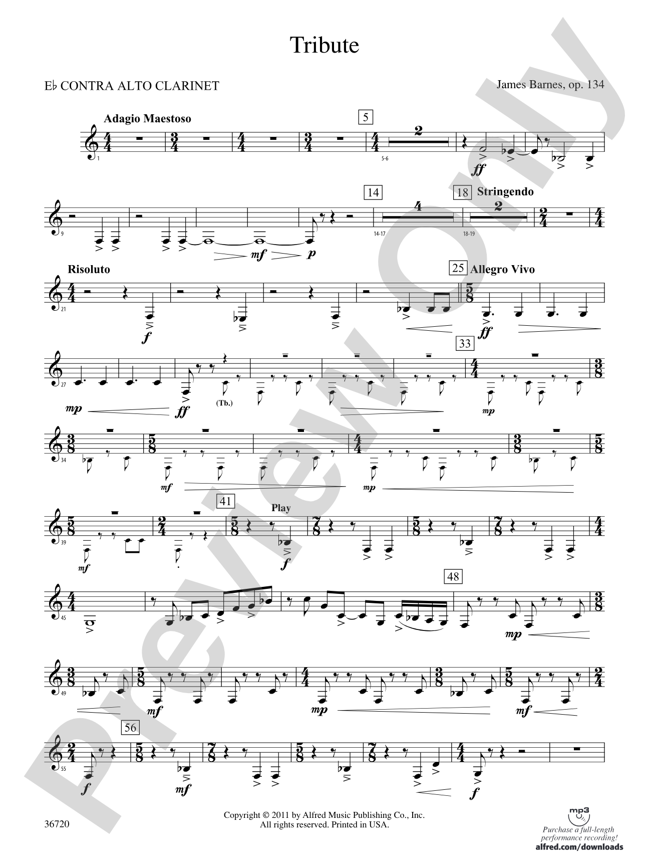 Tribute: E-flat Contra-Alto Clarinet