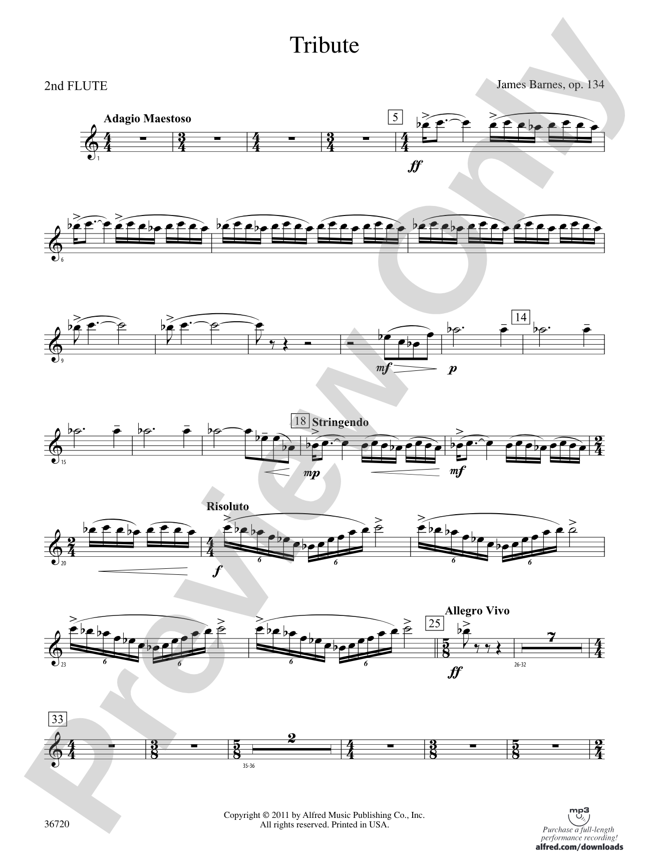 Tribute: 2nd Flute