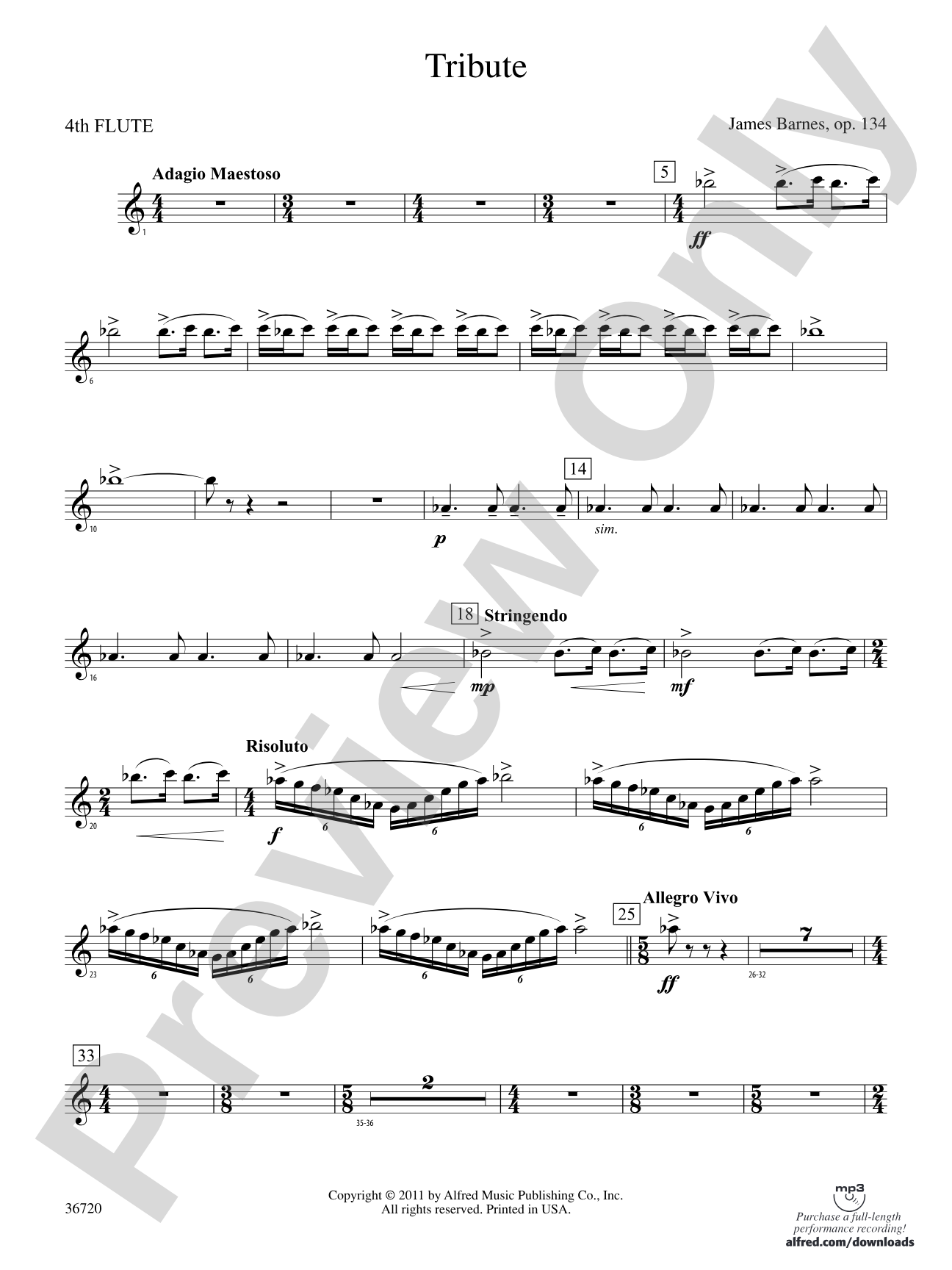 Tribute: 4th Flute