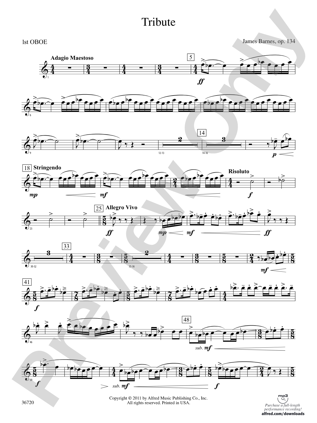 Tribute: Oboe