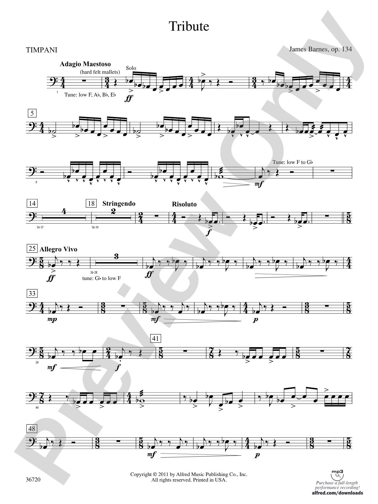 Tribute: Timpani