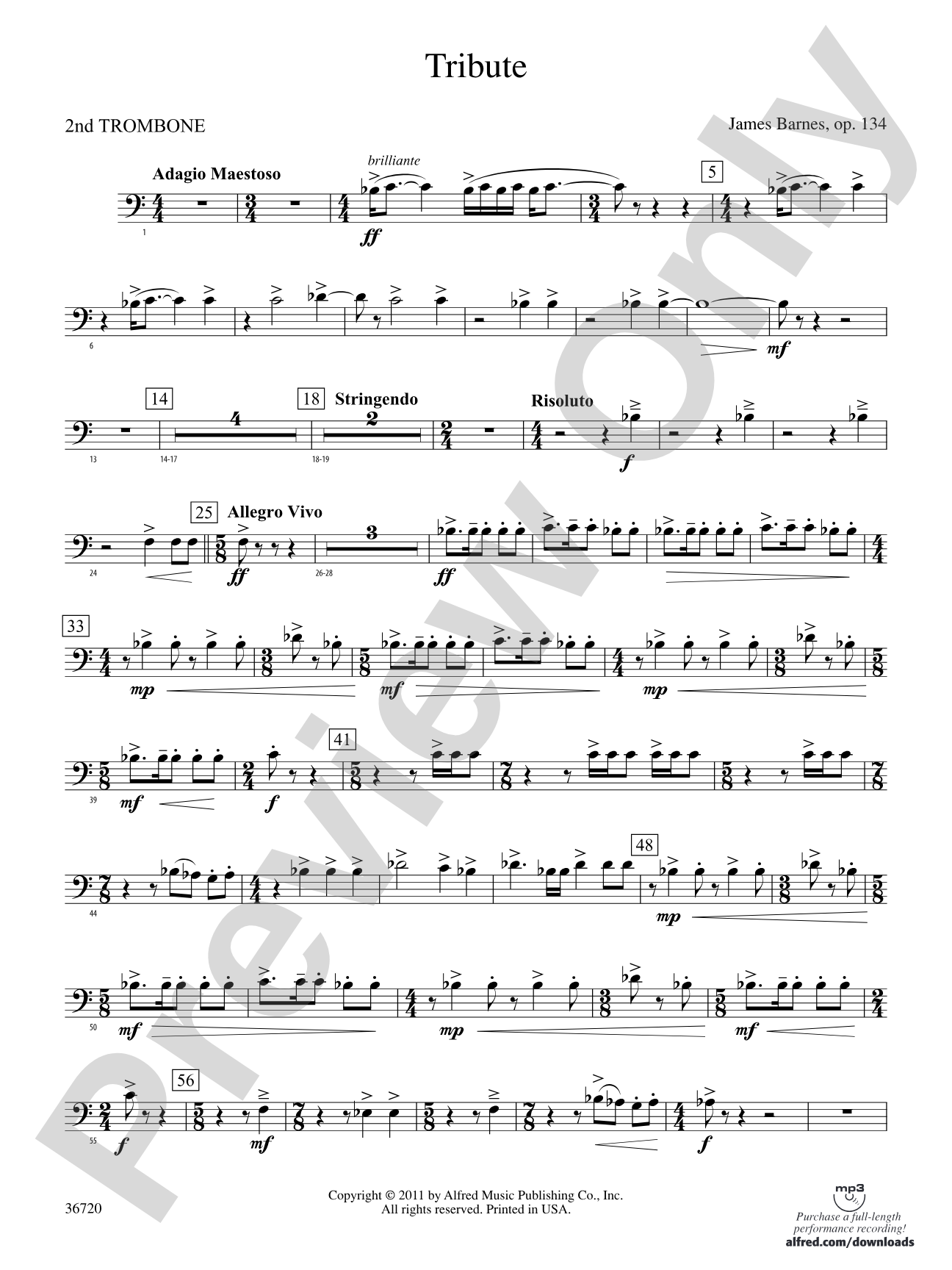 Tribute: 2nd Trombone