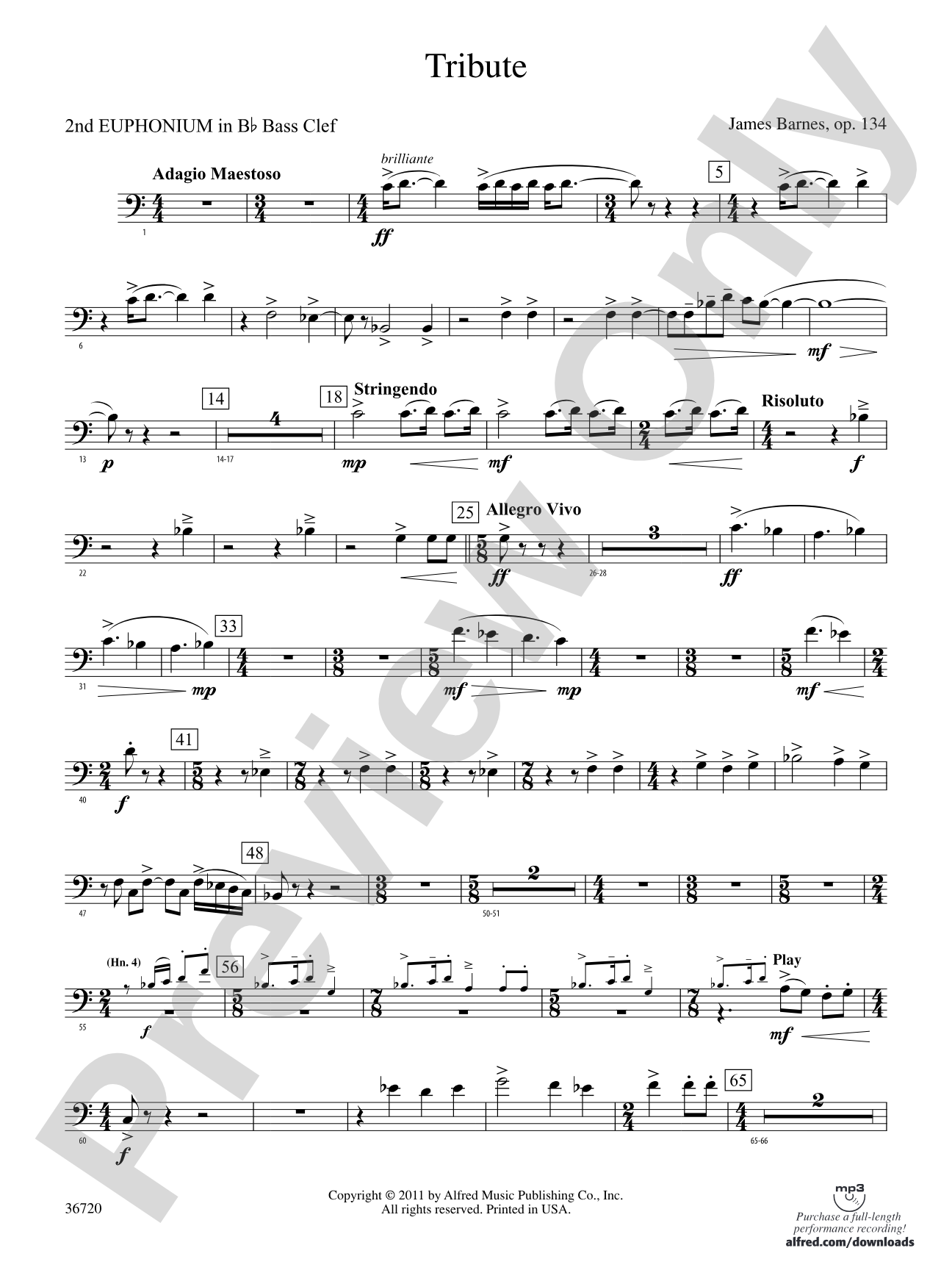 Tribute: (wp) Bb Baritone B.C. 2
