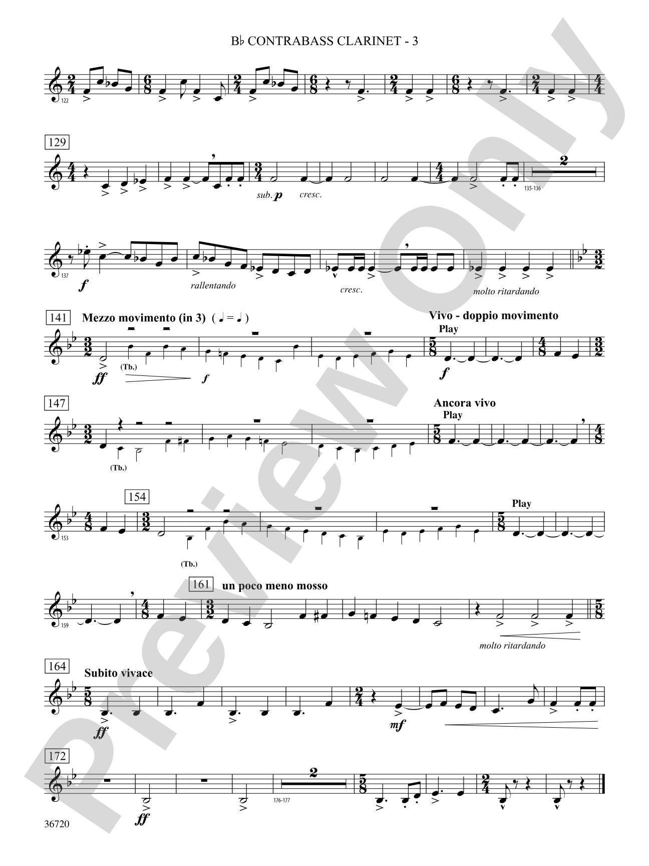 Tribute: (wp) B-flat Contrabass Clarinet
