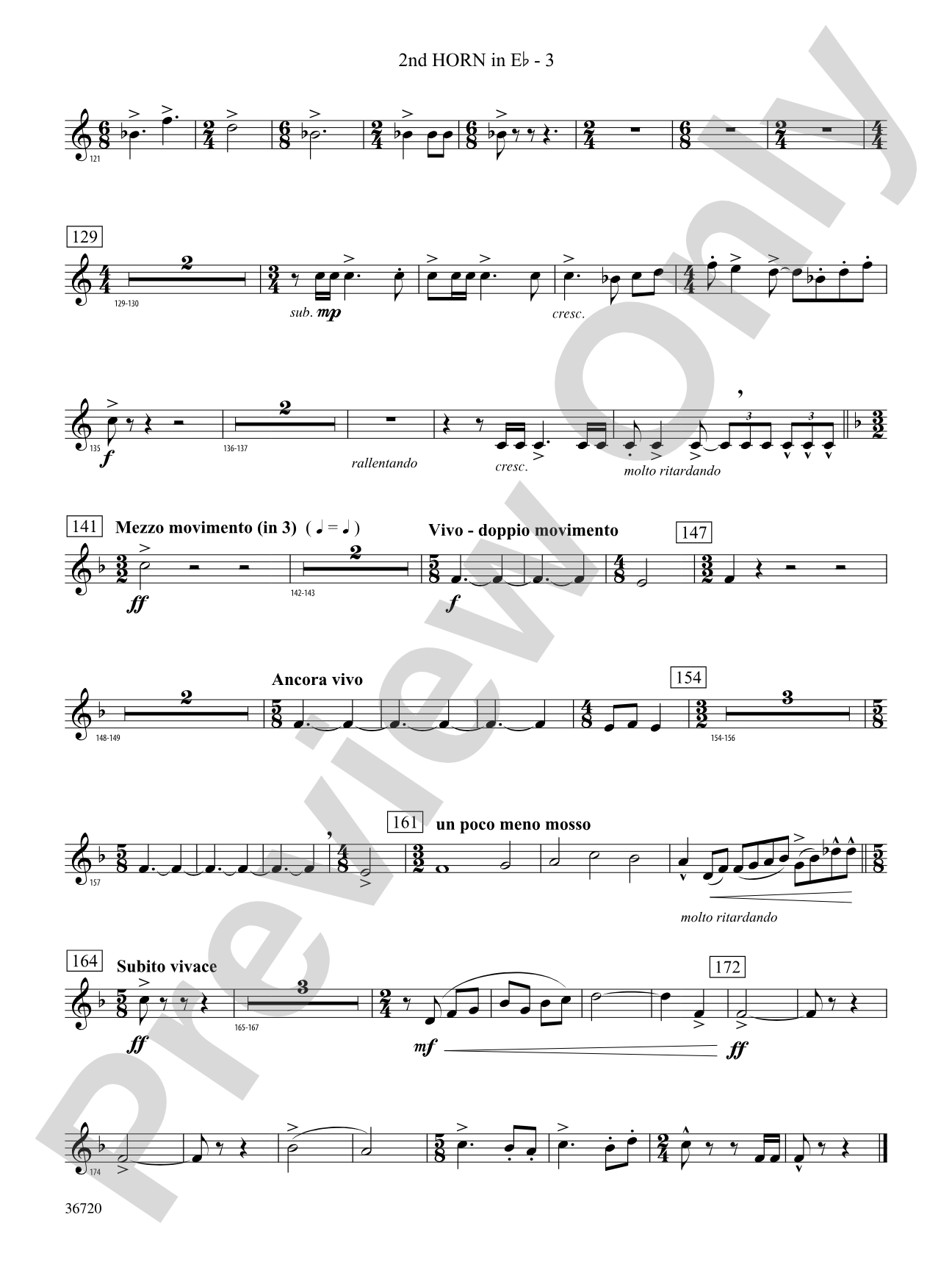 Tribute: (wp) 2nd Horn in E-flat