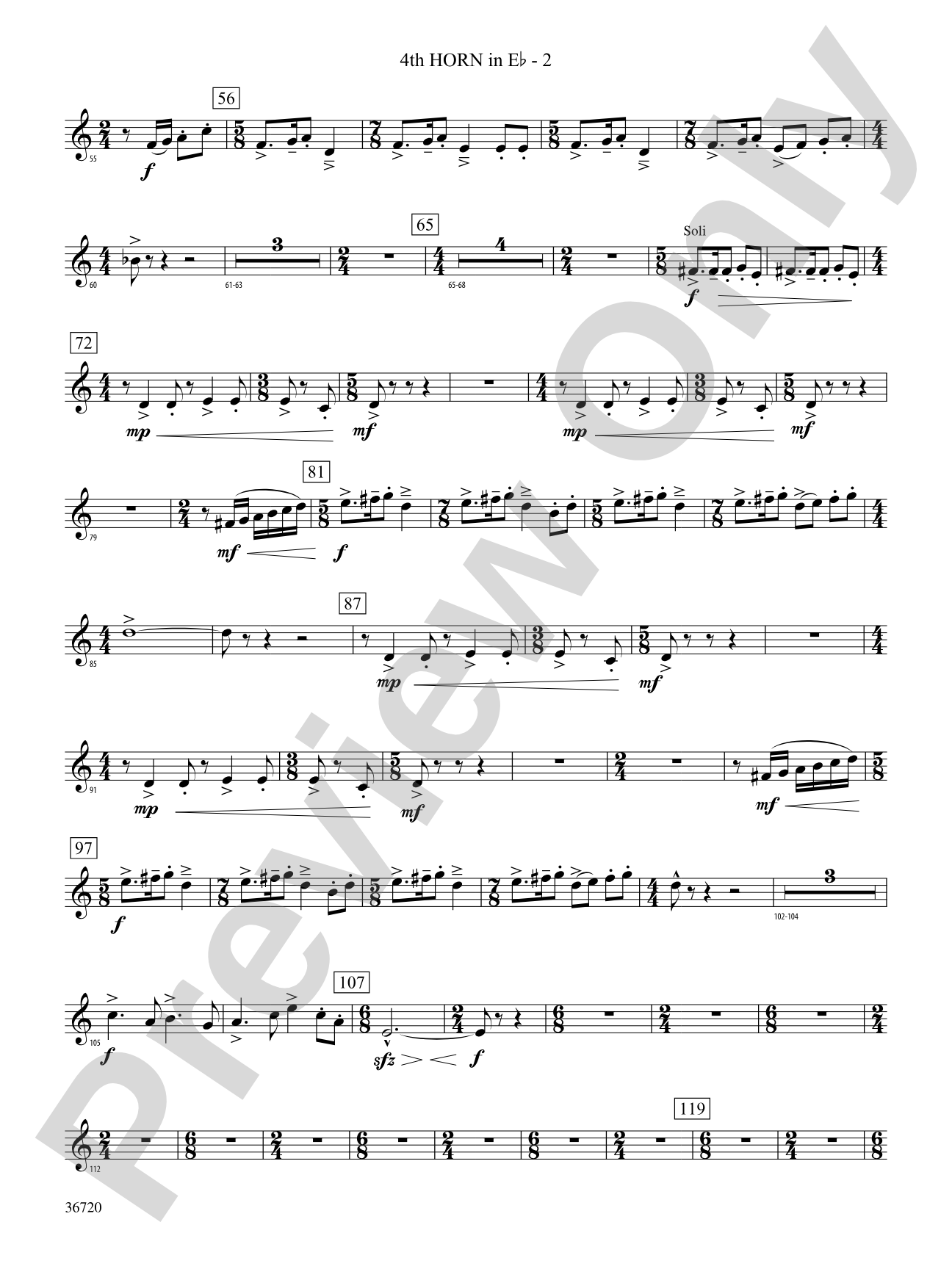 Tribute: (wp) 4th Horn in E-flat
