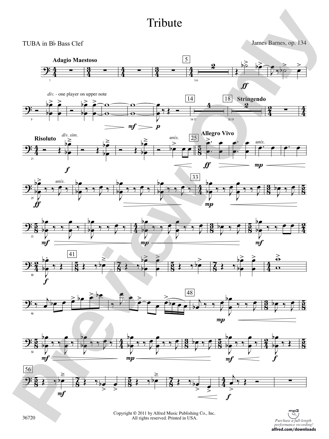 Tribute: (wp) B-flat Tuba B.C.