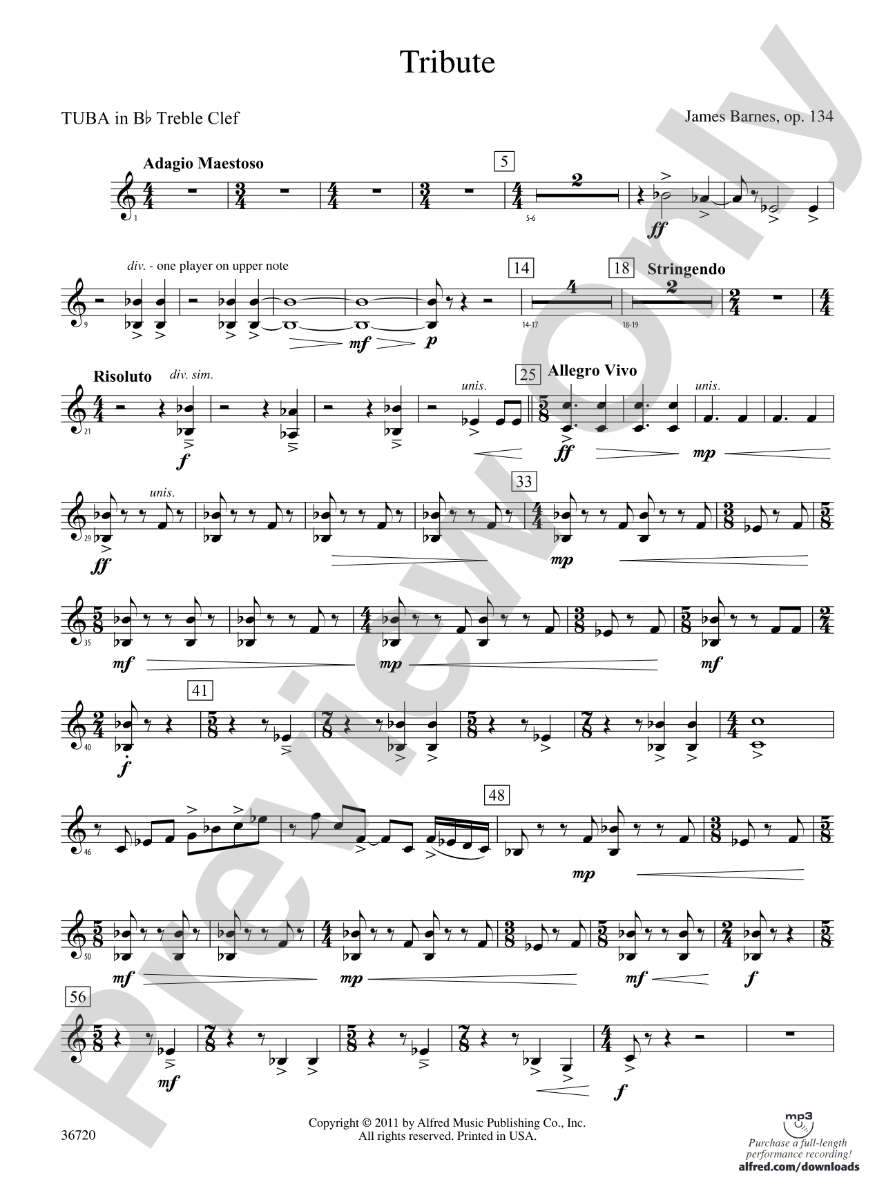Tribute: (wp) B-flat Tuba T.C.
