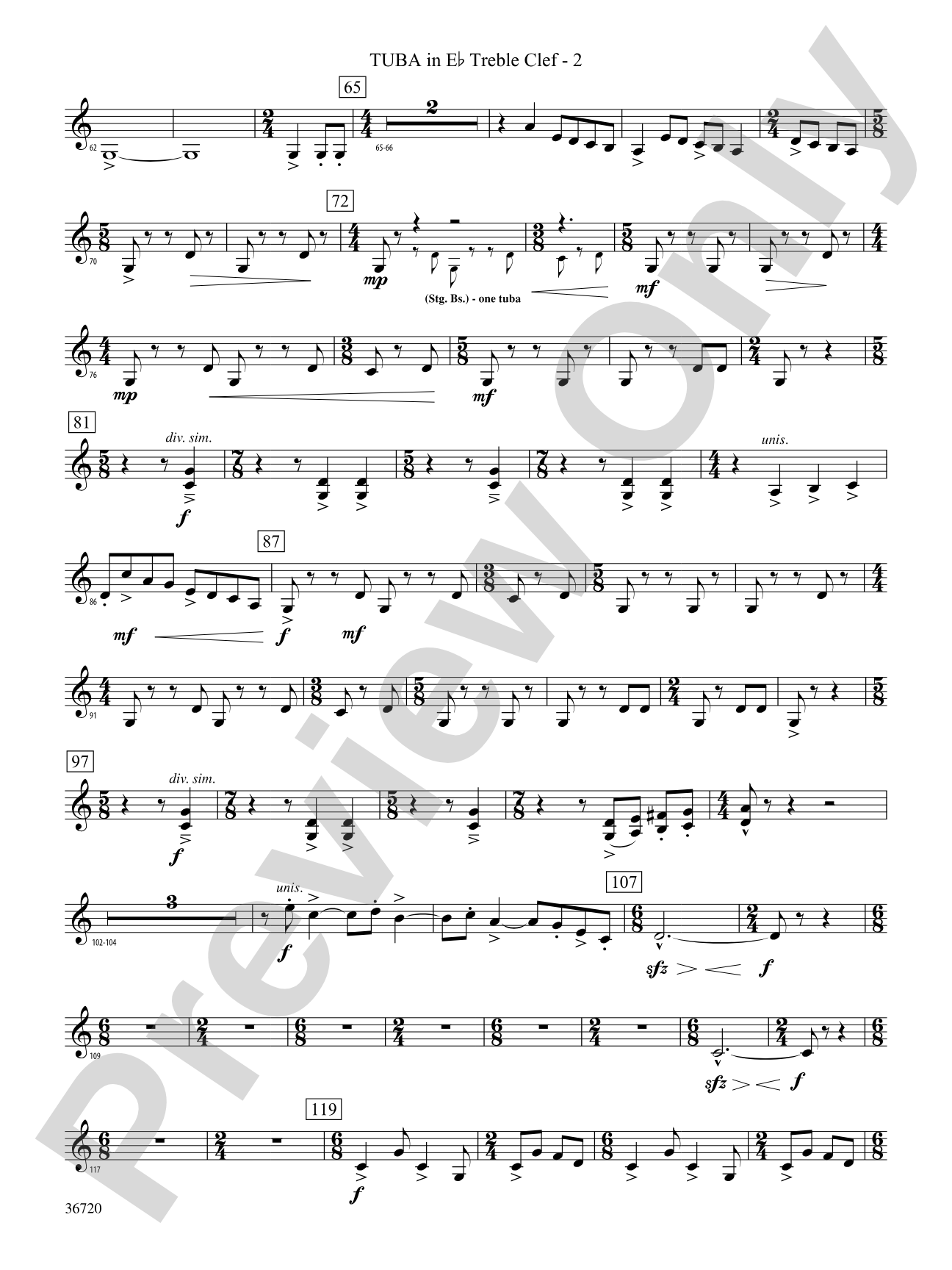 Tribute: (wp) E-flat Tuba T.C.