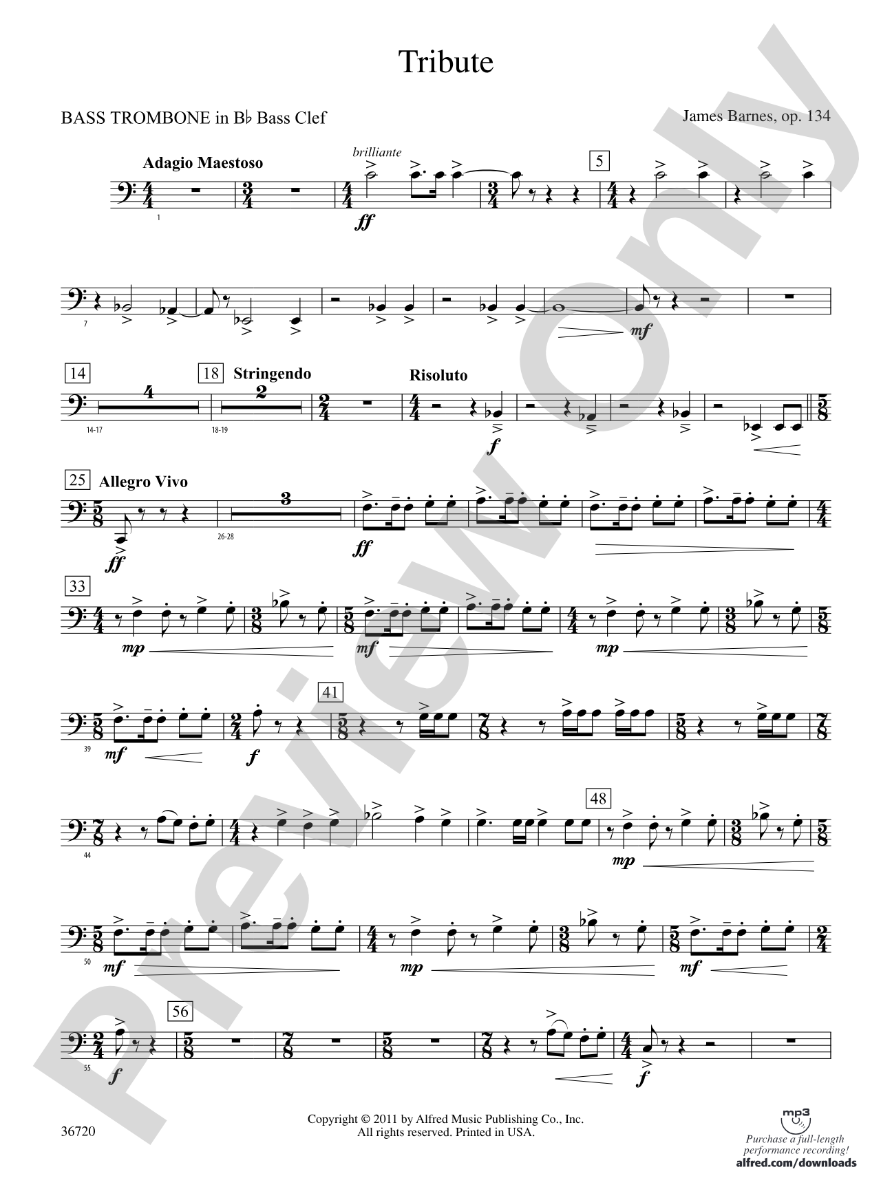 Tribute: (wp) Bb Trombone B.C. 4