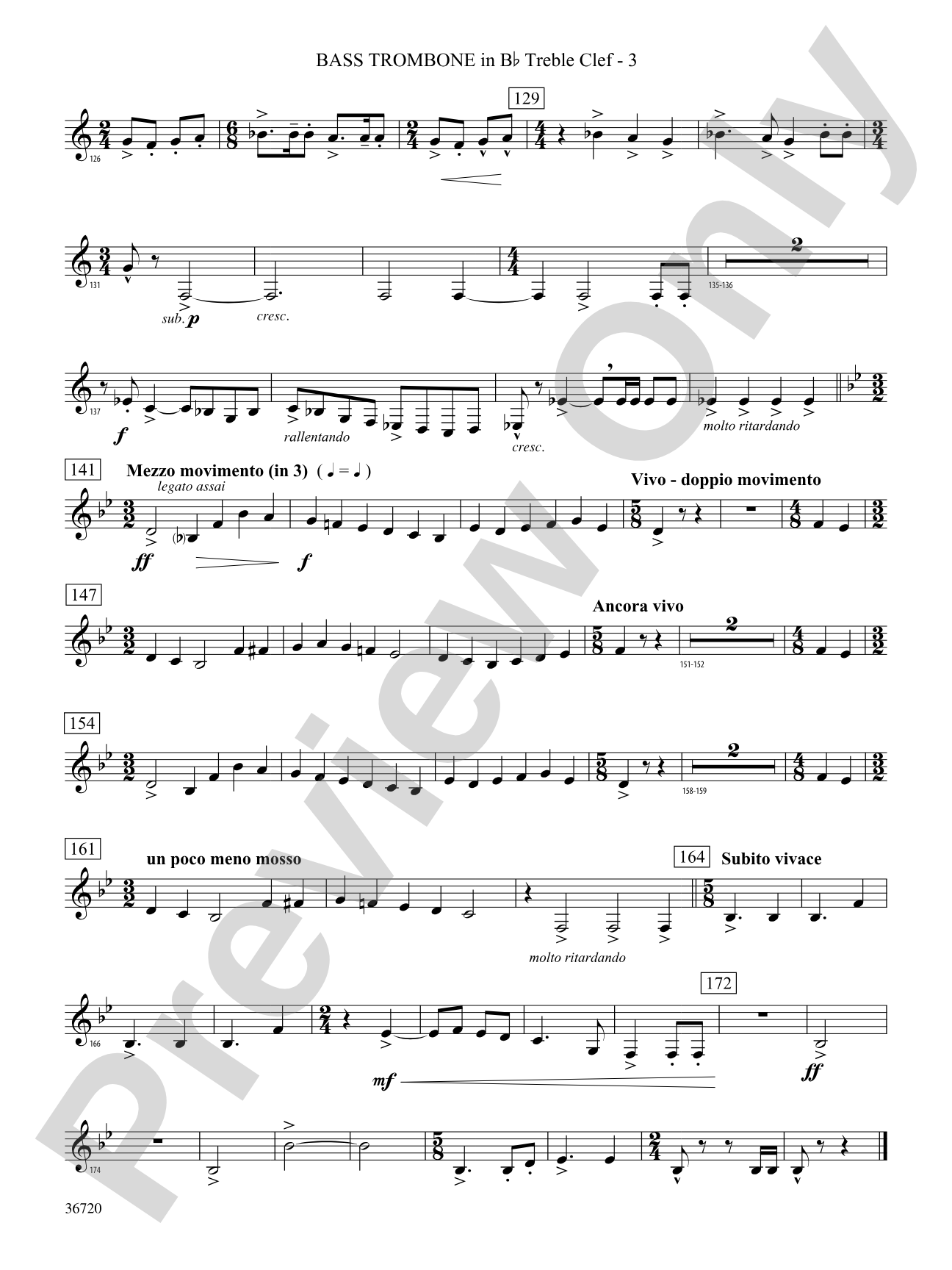 Tribute: (wp) Bb Trombone T.C. 4