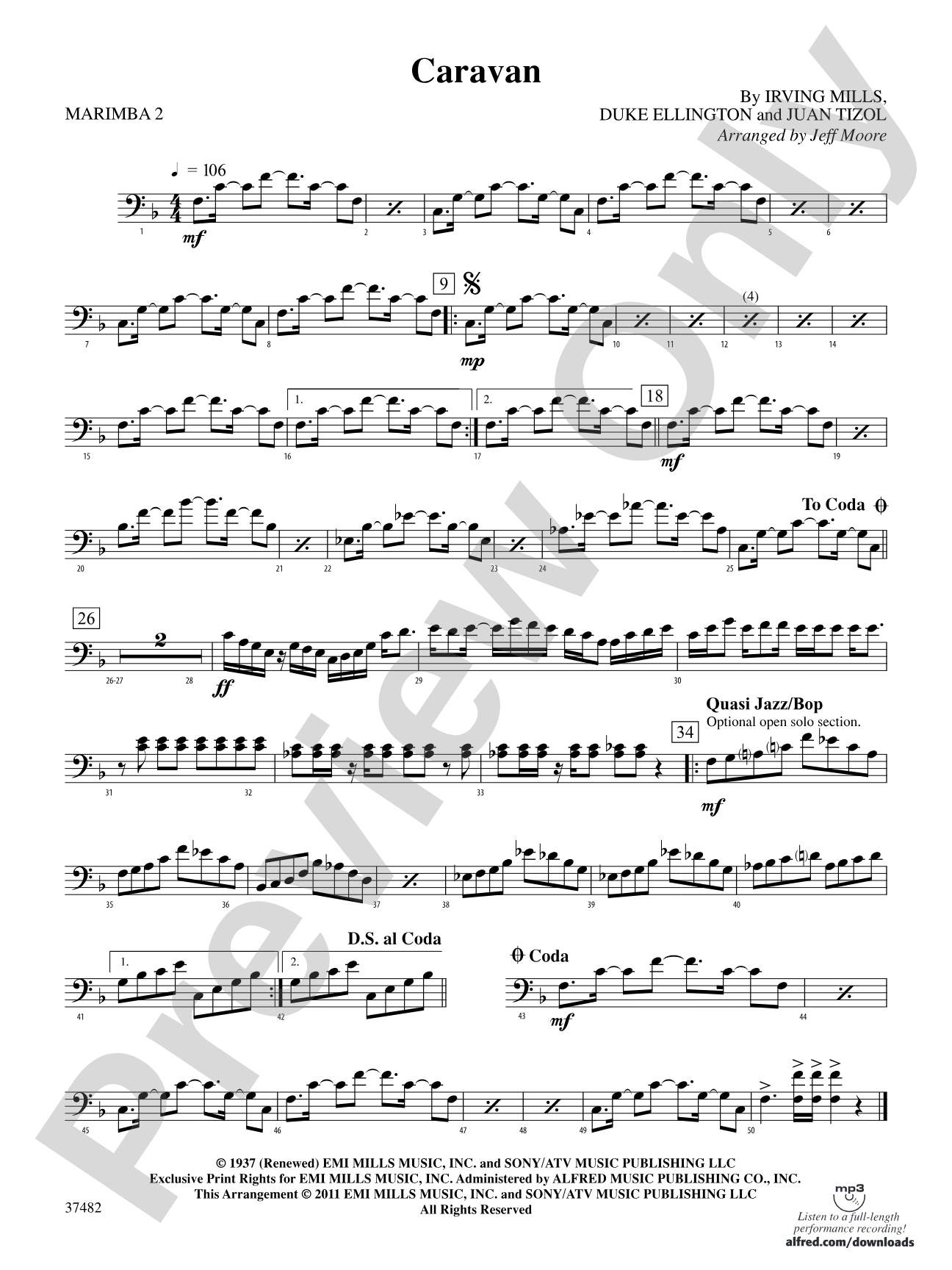Caravan: 2nd Mallet Percussion