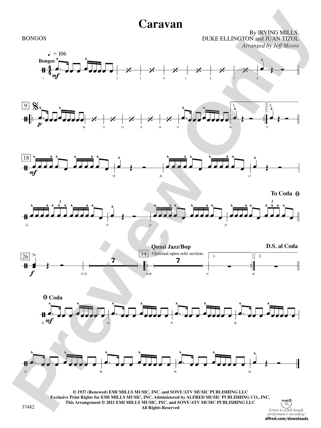 Caravan: 1st Percussion