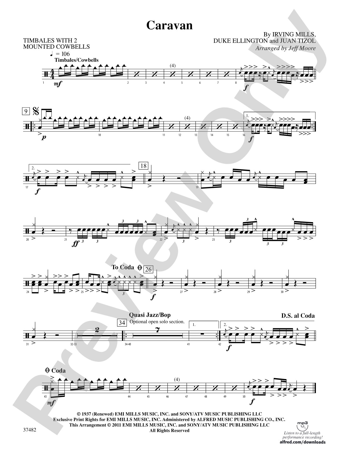 Caravan: 3rd Percussion