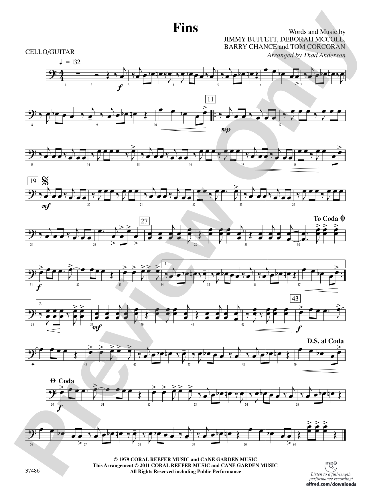 Fins: Cello