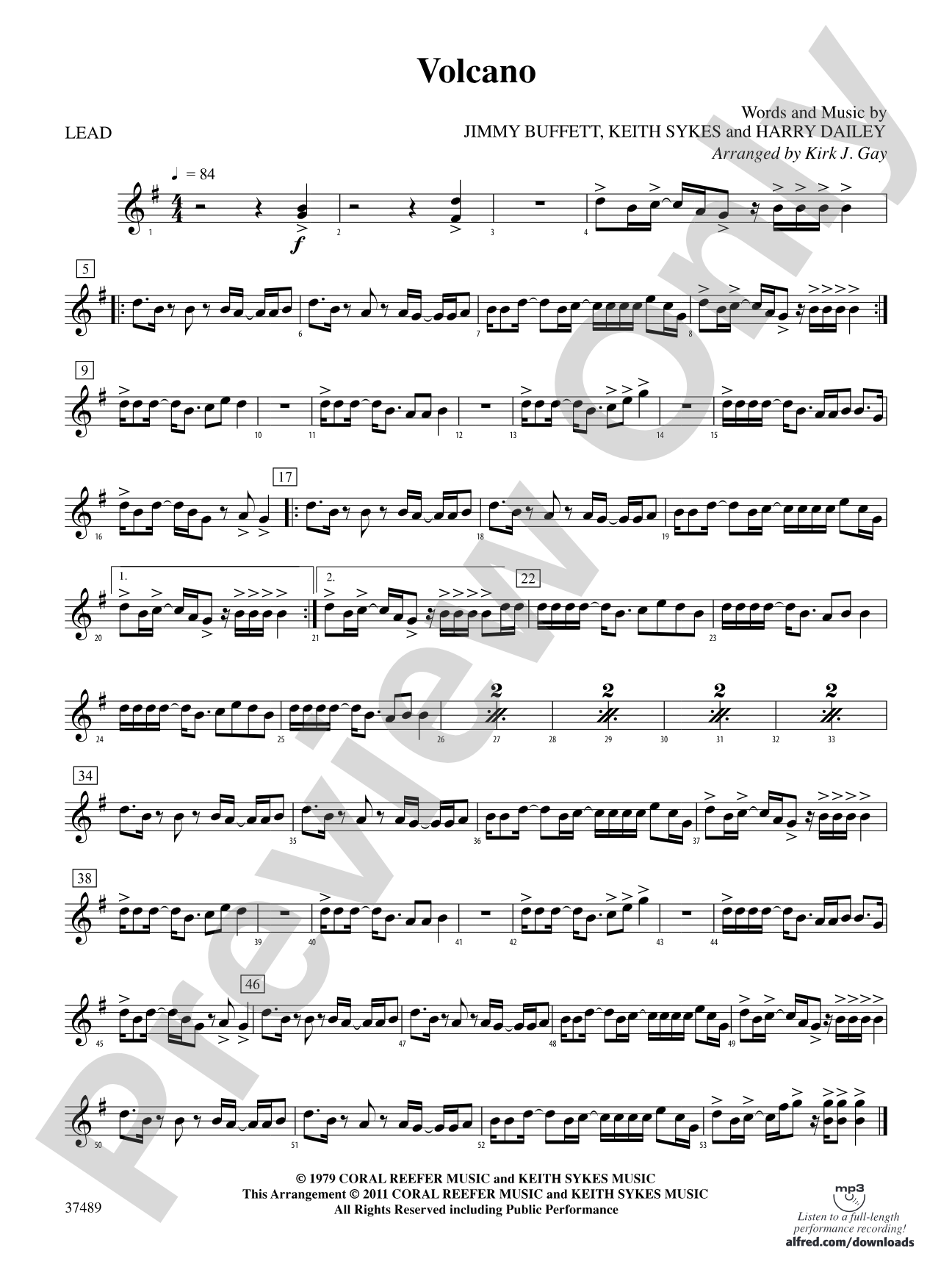 Volcano: 1st Percussion