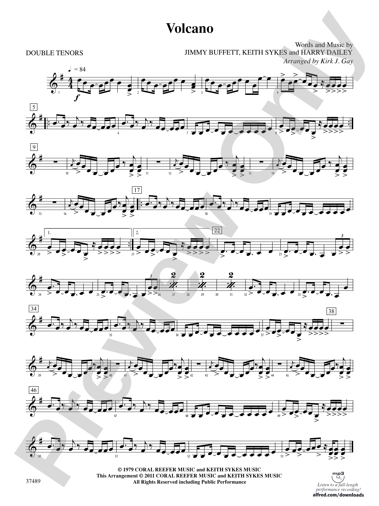 Volcano: 2nd Percussion