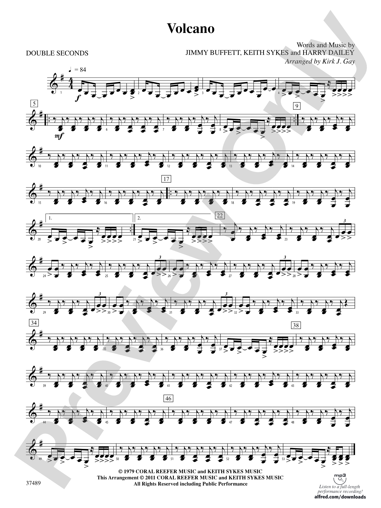 Volcano: 3rd Percussion