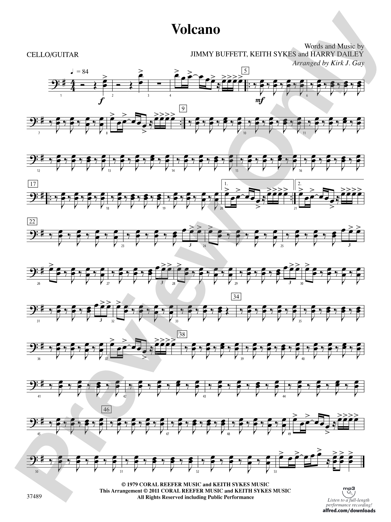 Volcano: Cello