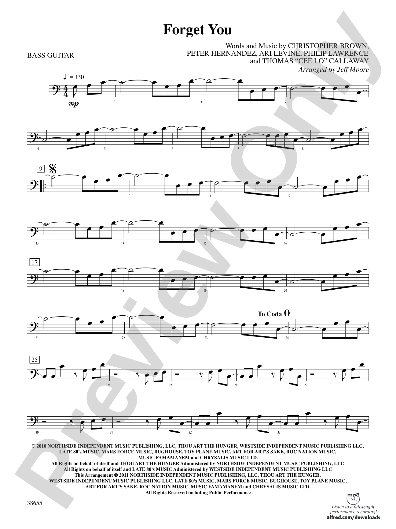 Forget You: String Bass