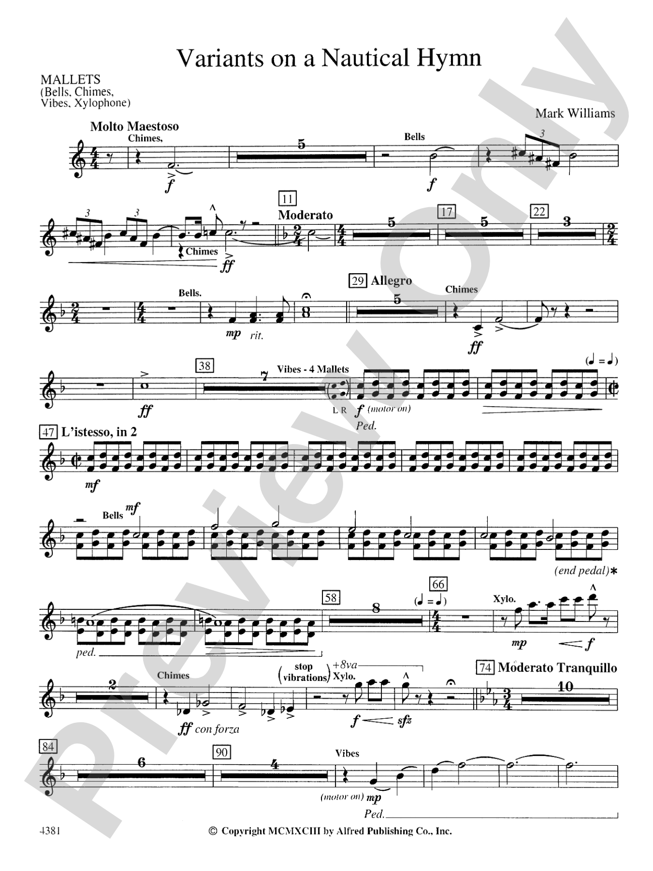 Variations on a Nautical Hymn: Mallets