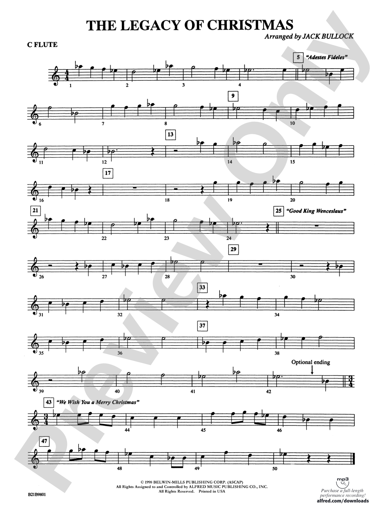 The Legacy of Christmas: Flute