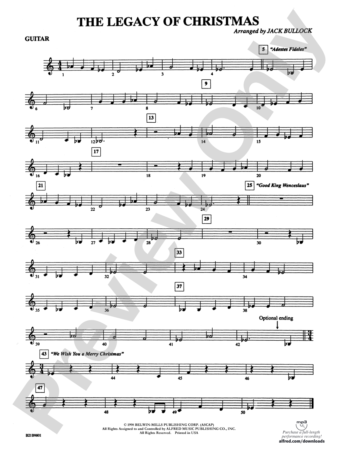 The Legacy of Christmas: Guitar