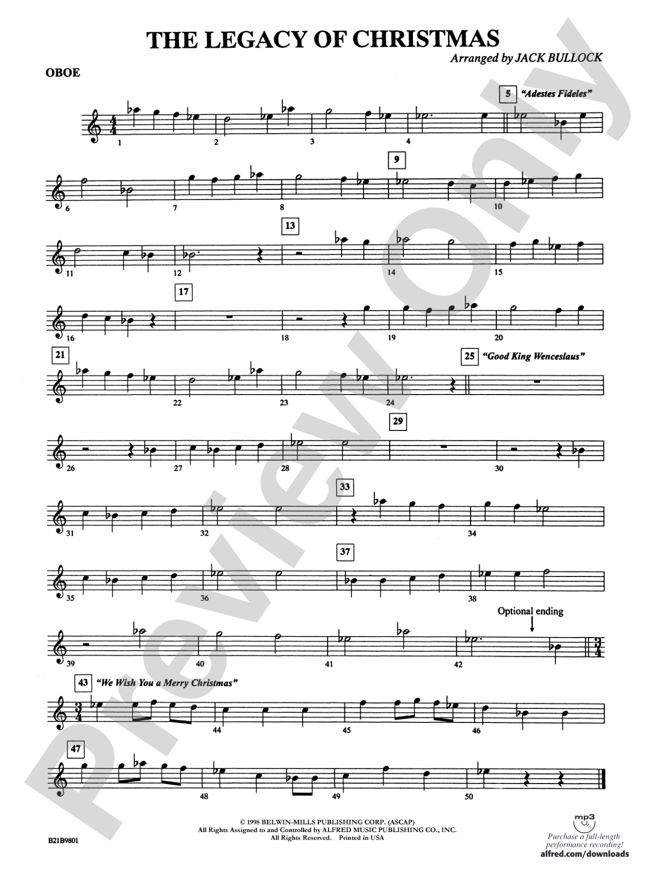 The Legacy of Christmas: Oboe