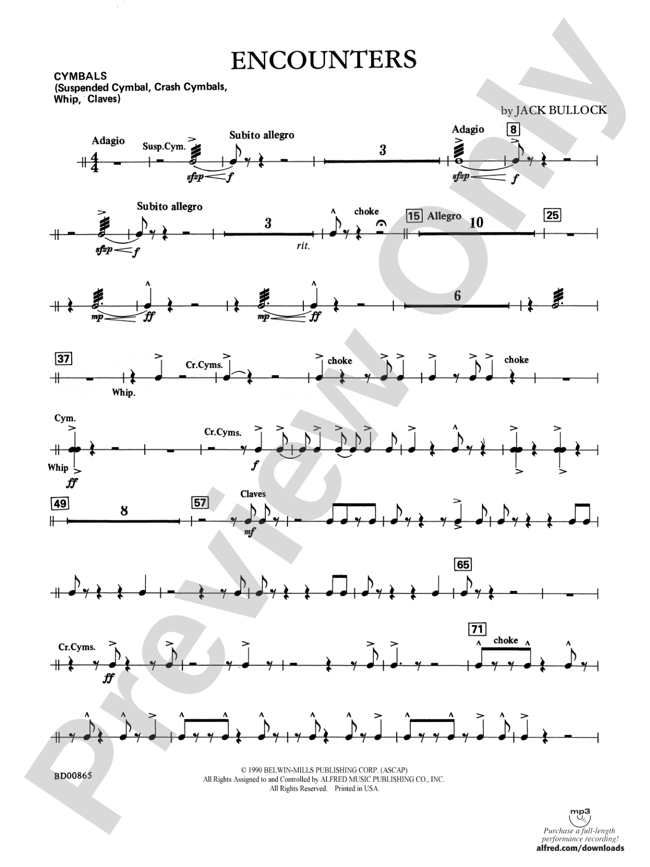 Encounters: 2nd Percussion