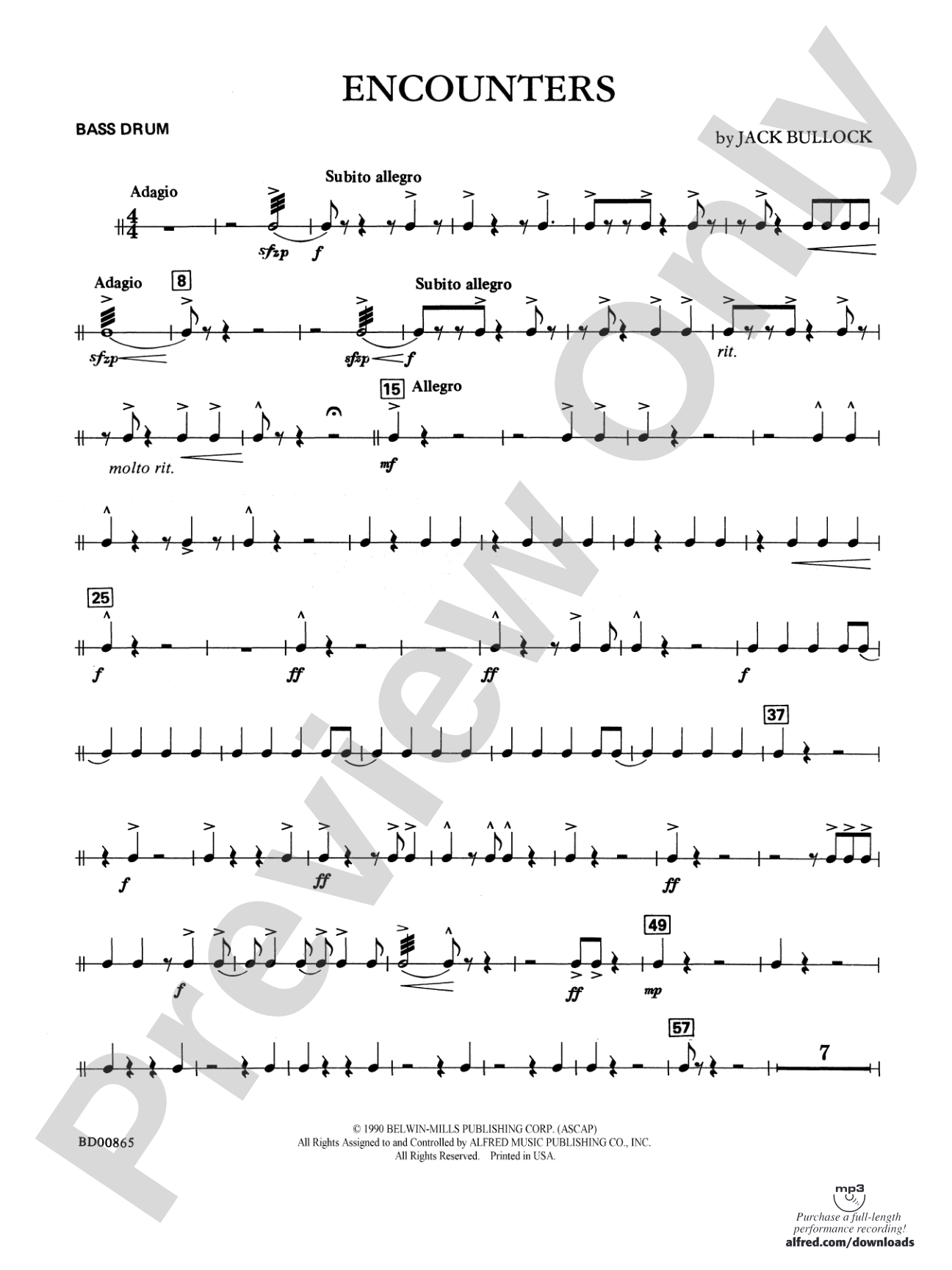 Encounters: 3rd Percussion