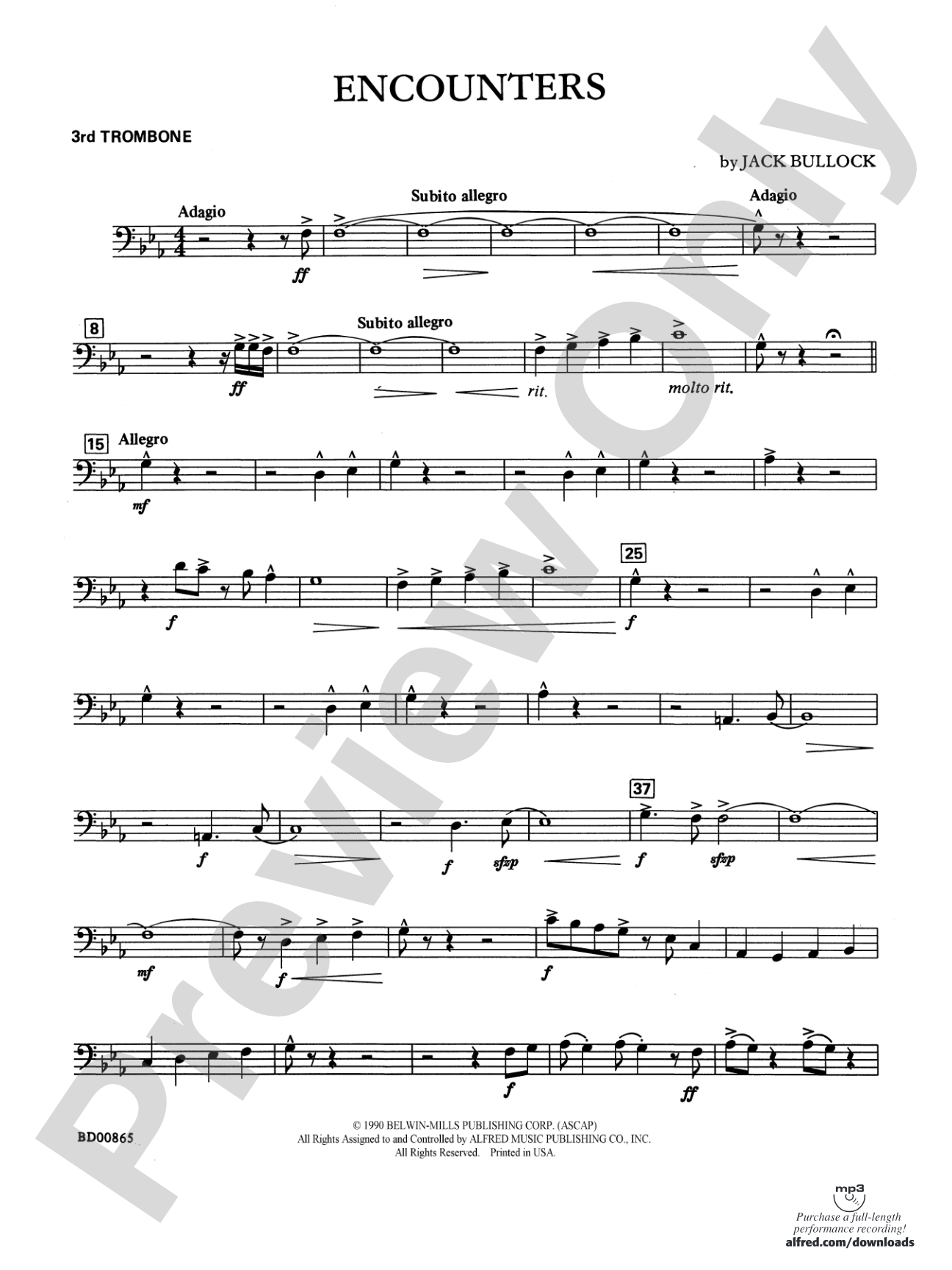 Encounters: 3rd Trombone