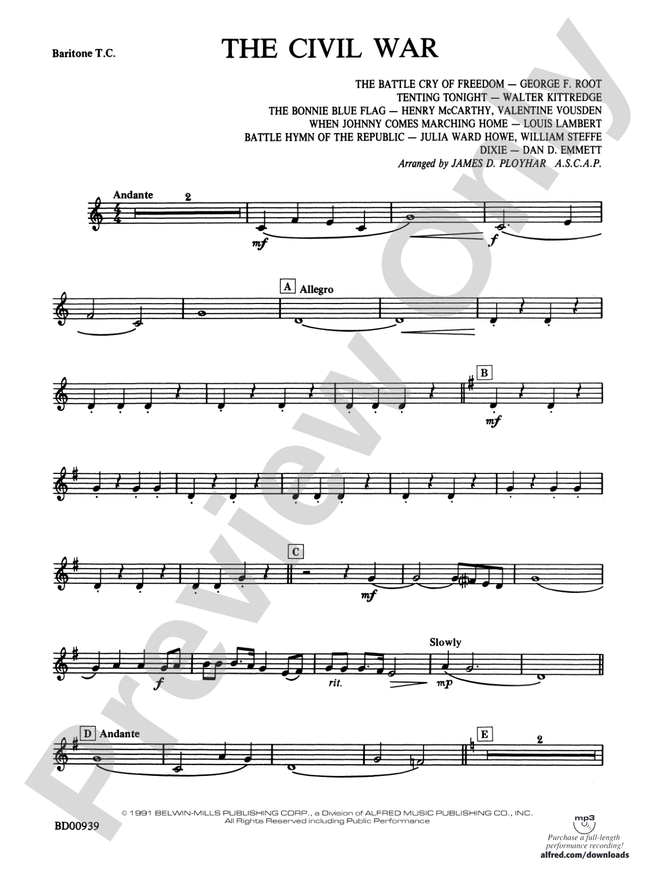 The Civil War: Baritone T.C.