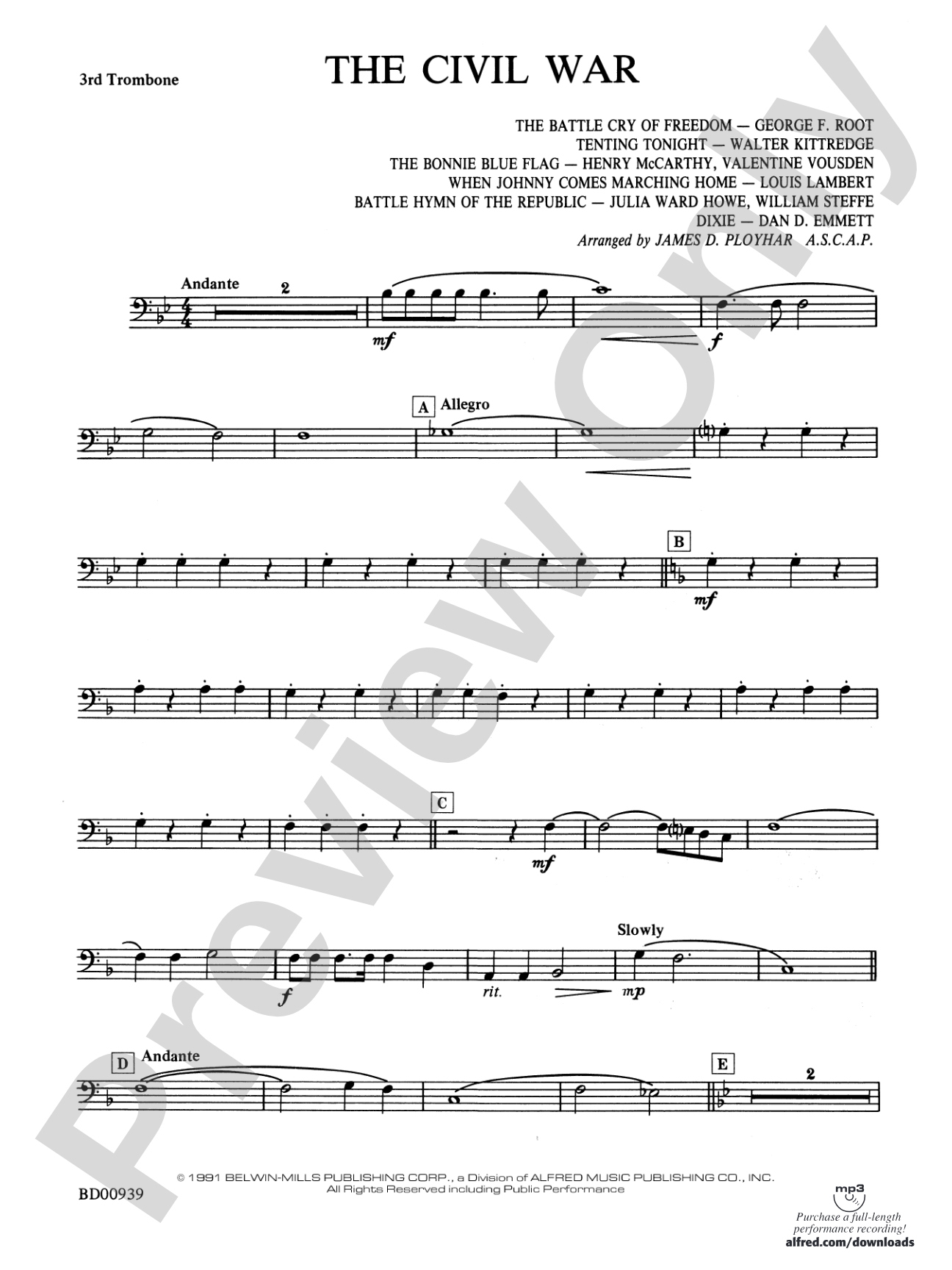 The Civil War: 3rd Trombone