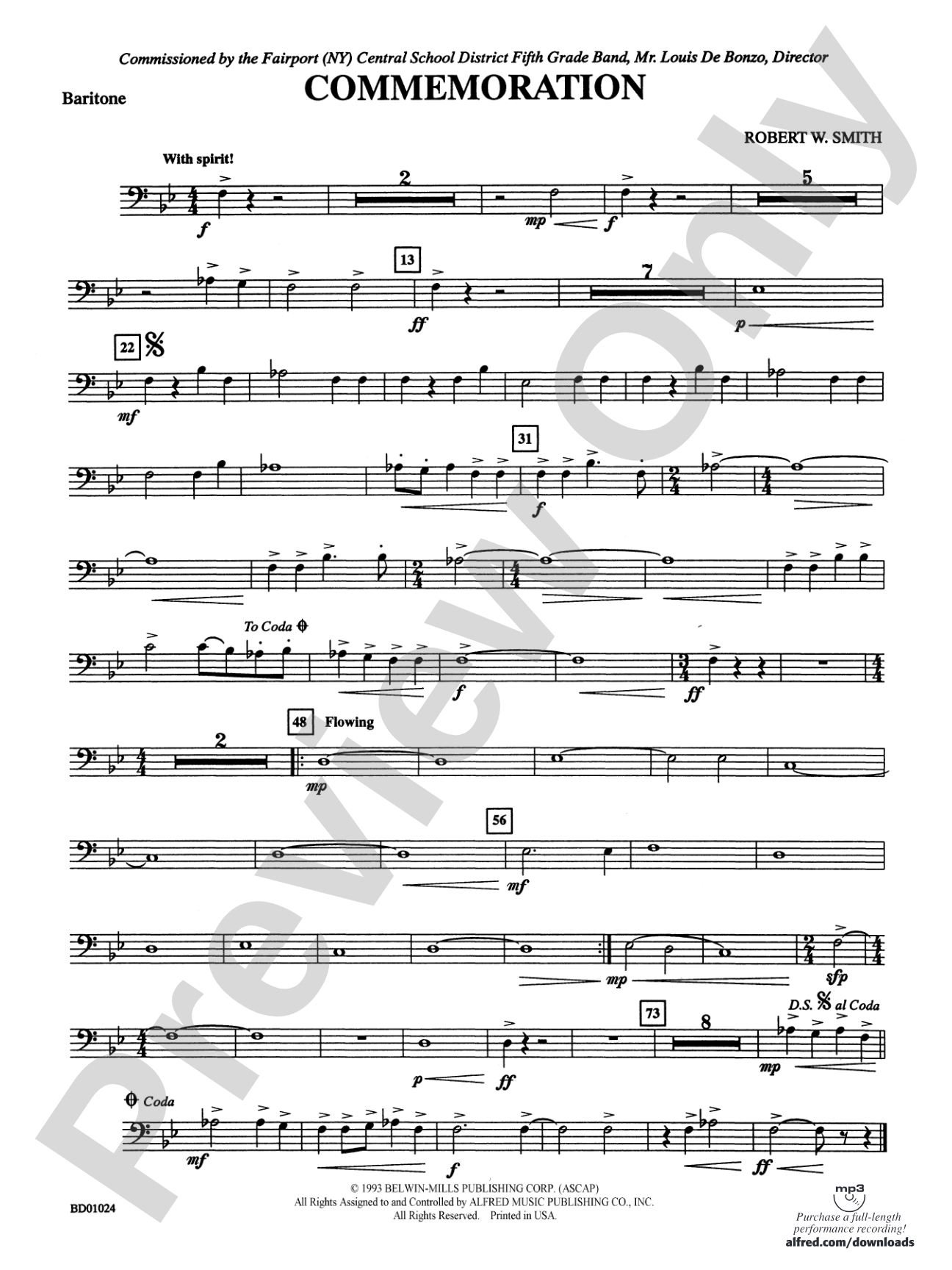 Commemoration: Baritone B.C.