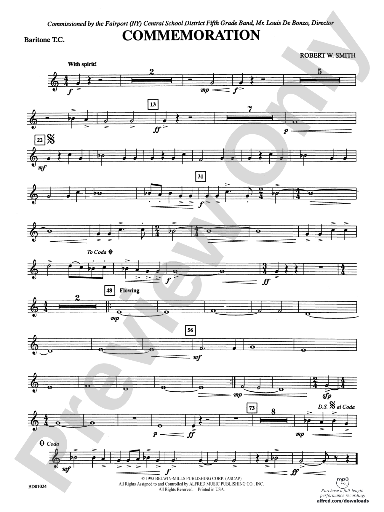 Commemoration: Baritone T.C.