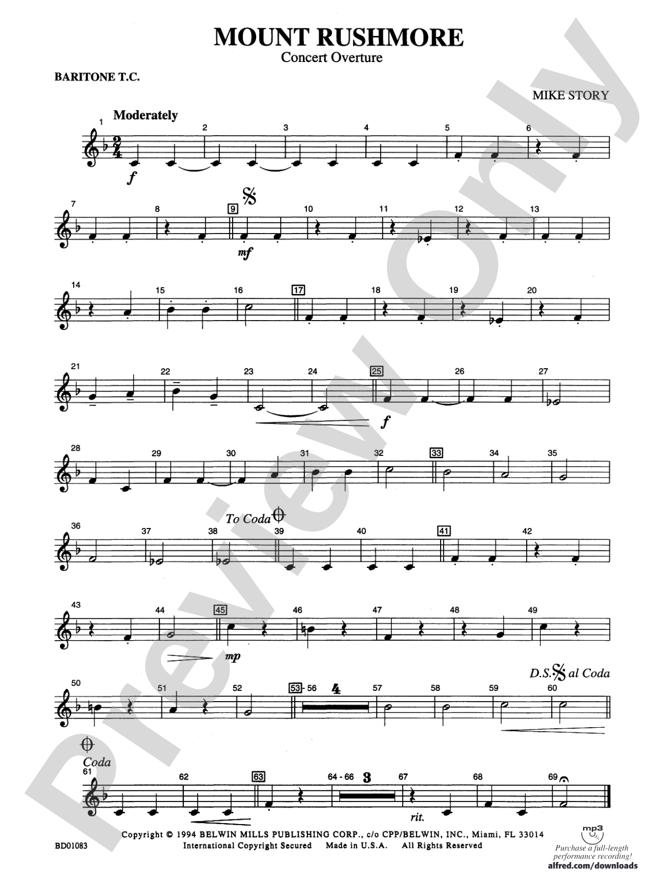 Mount Rushmore: Baritone T.C.
