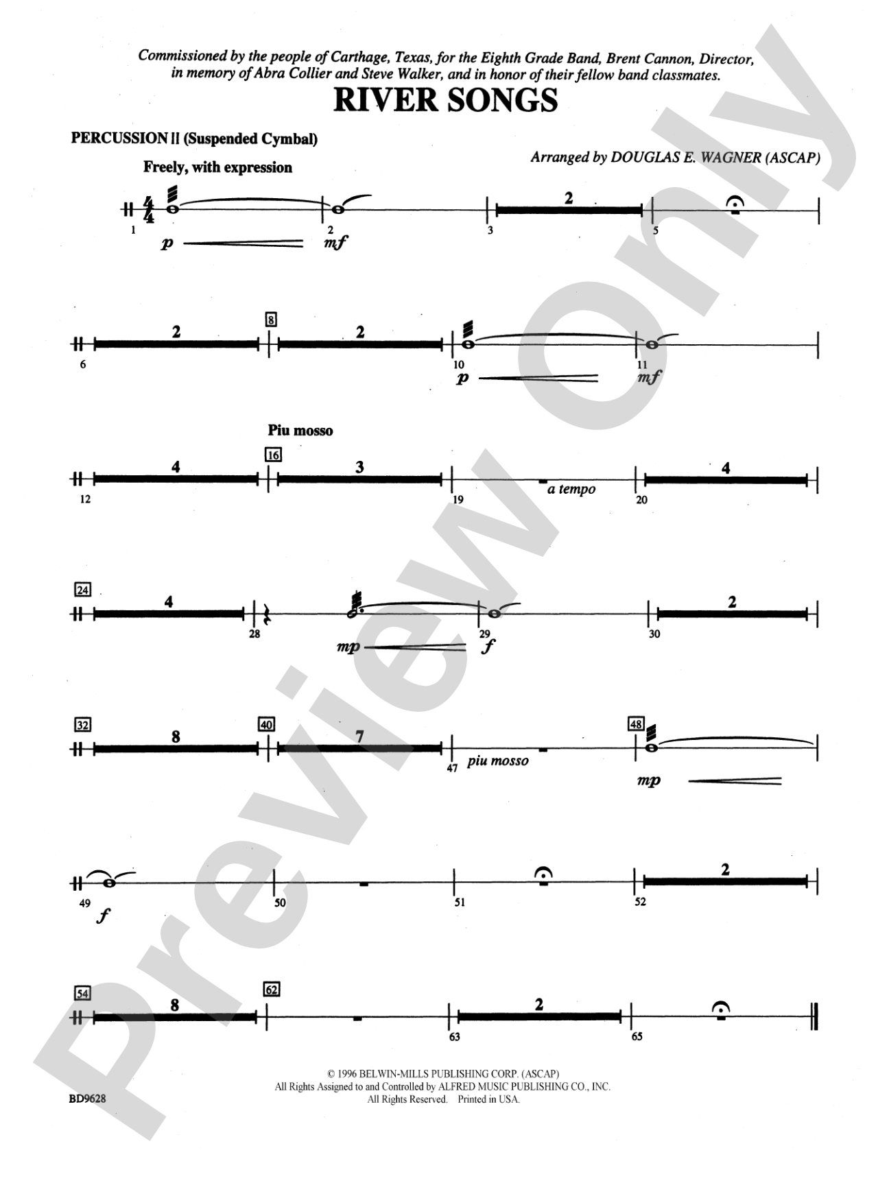 River Songs: 2nd Percussion