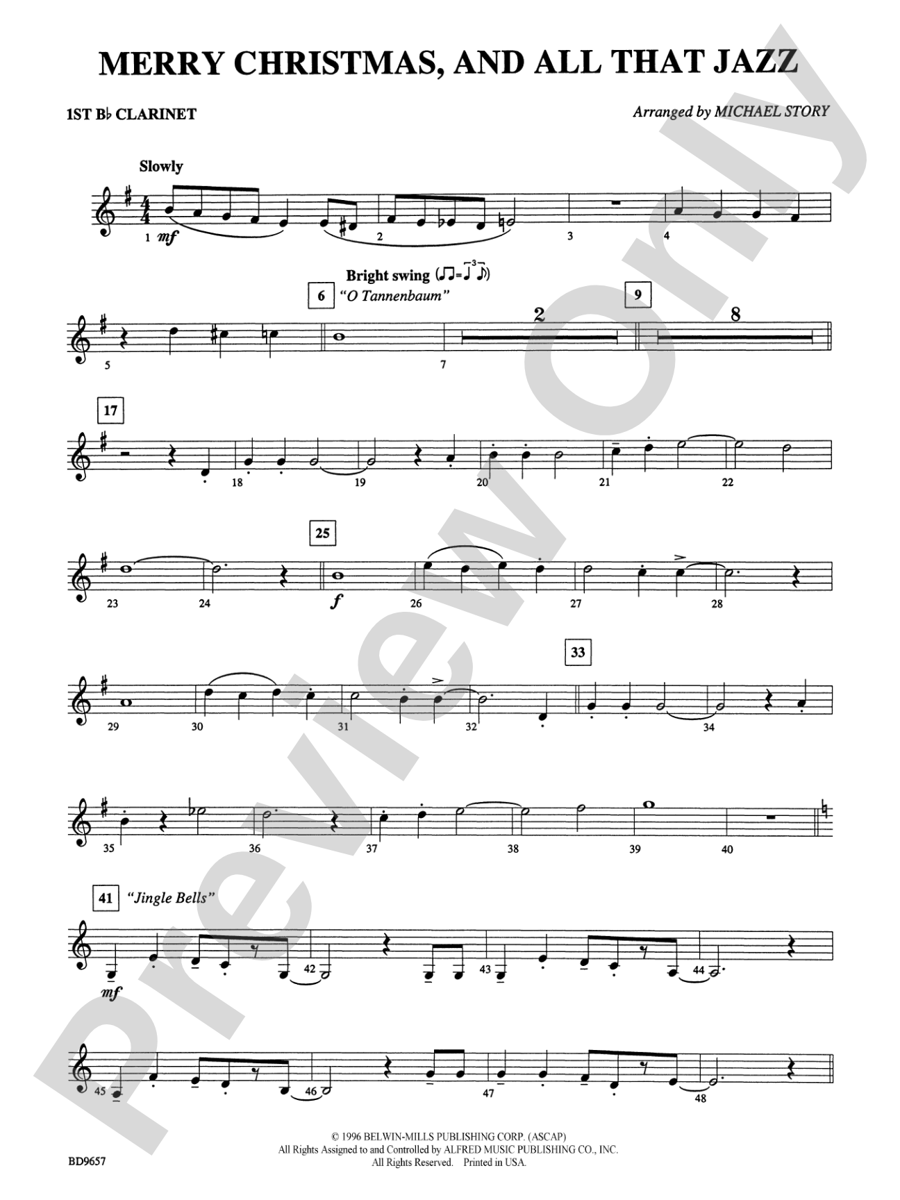 Merry Christmas, and All That Jazz!: 1st B-flat Clarinet